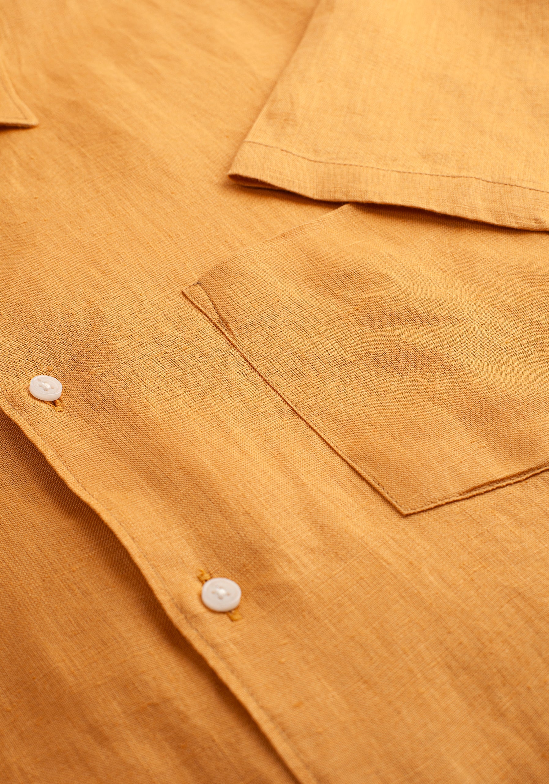 Cf Harlem Ochre Linen Shirt