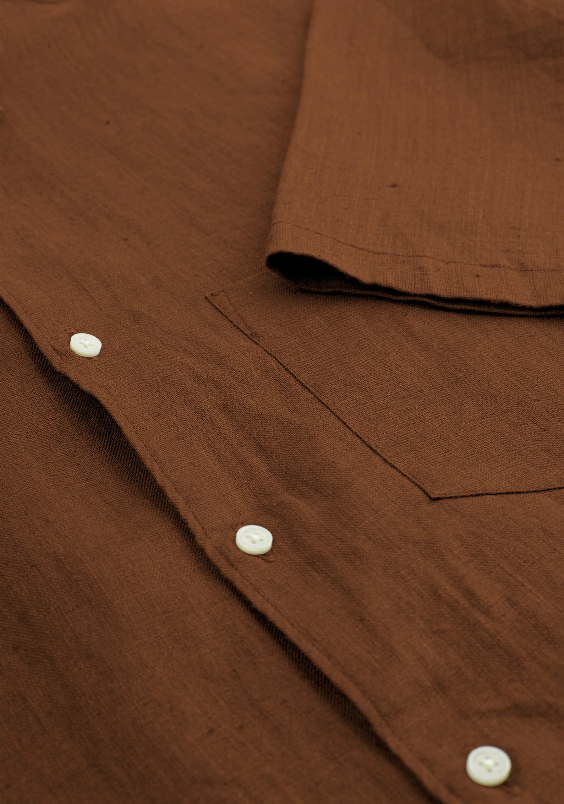 Cf Harlem Linen Shirt Tobacco