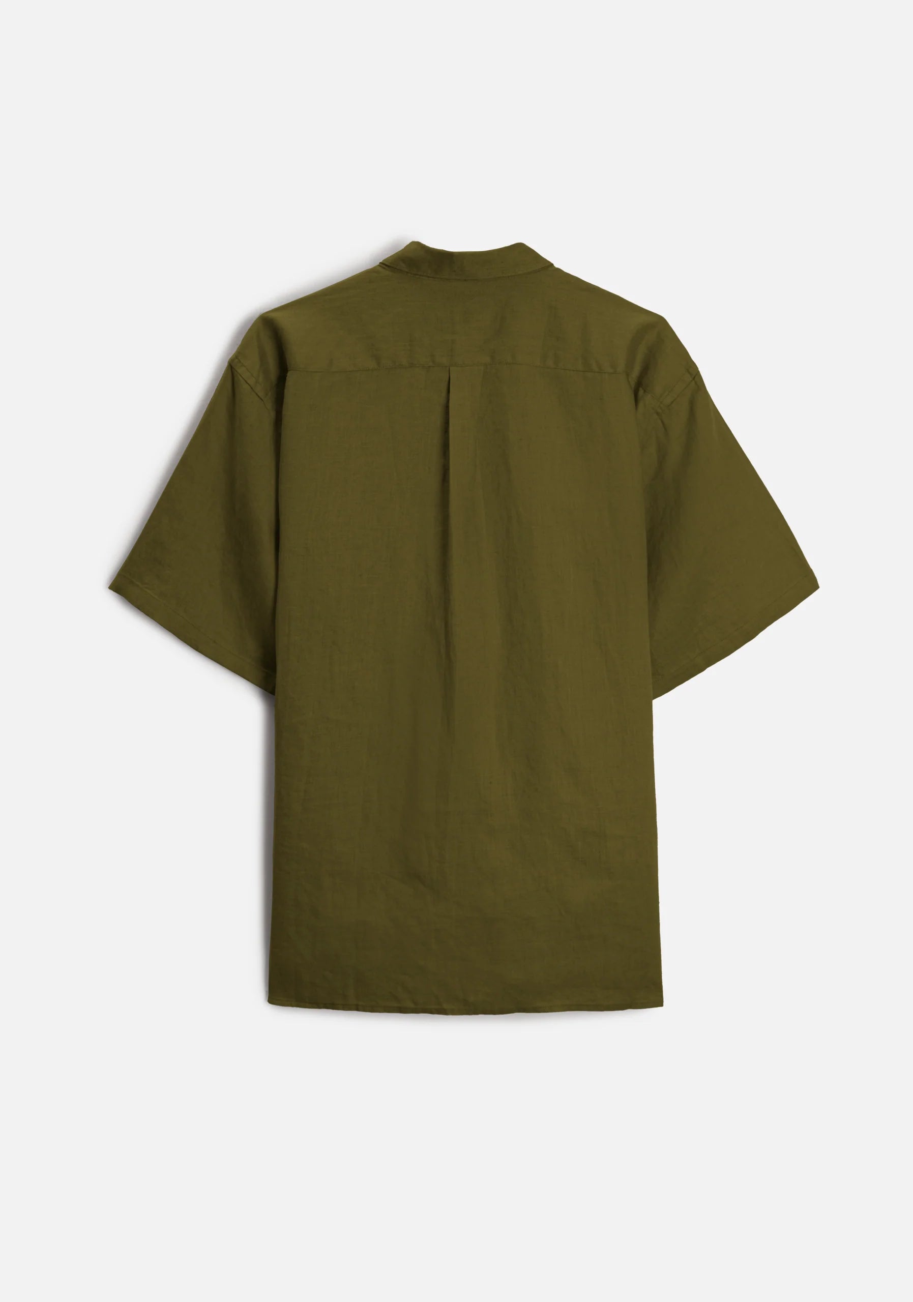 Linen Shirt Cf Harlem Olive Green