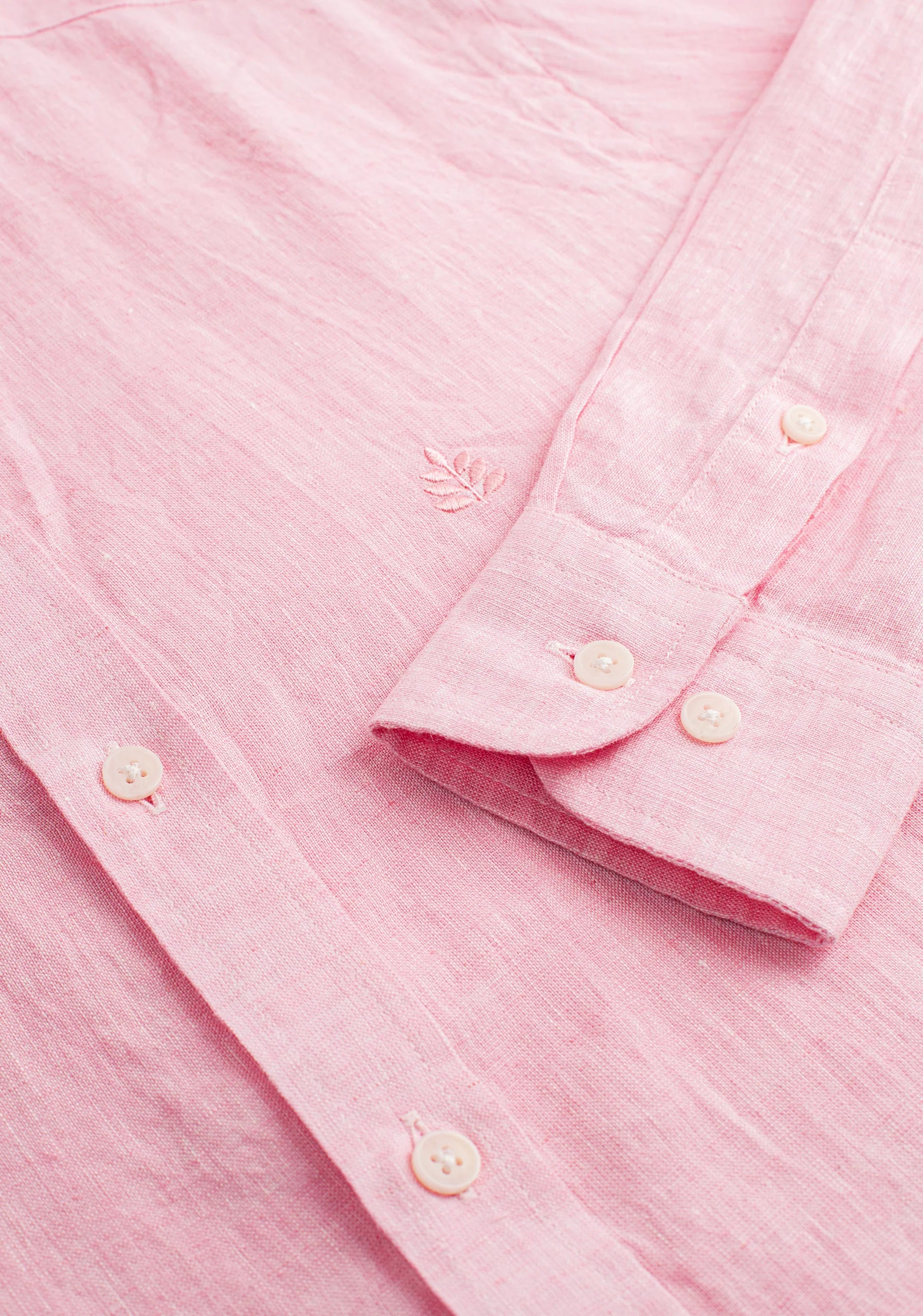 Pink Linen Shirt L-Ant