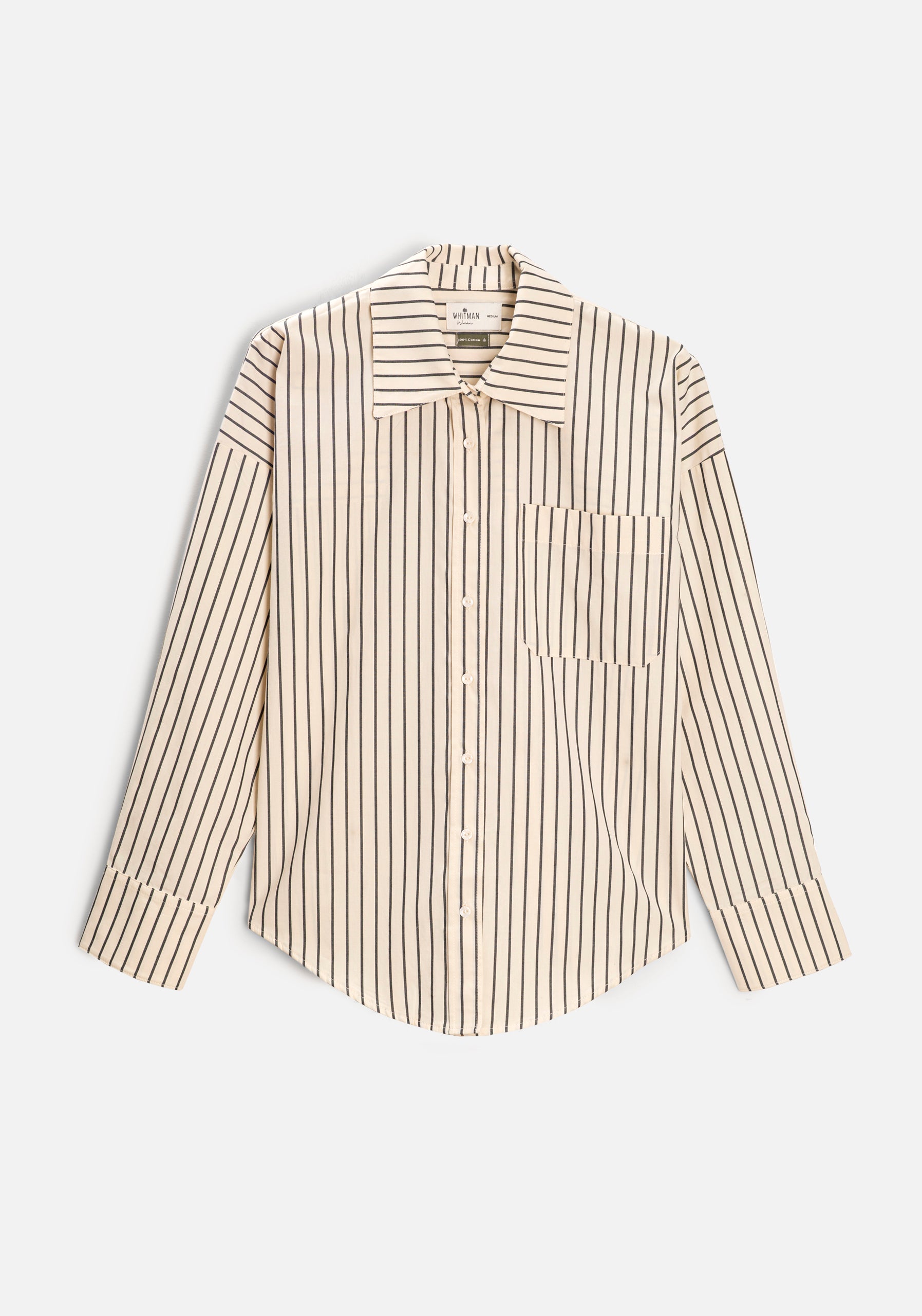 Antonella Striped Shirt GRD Beige