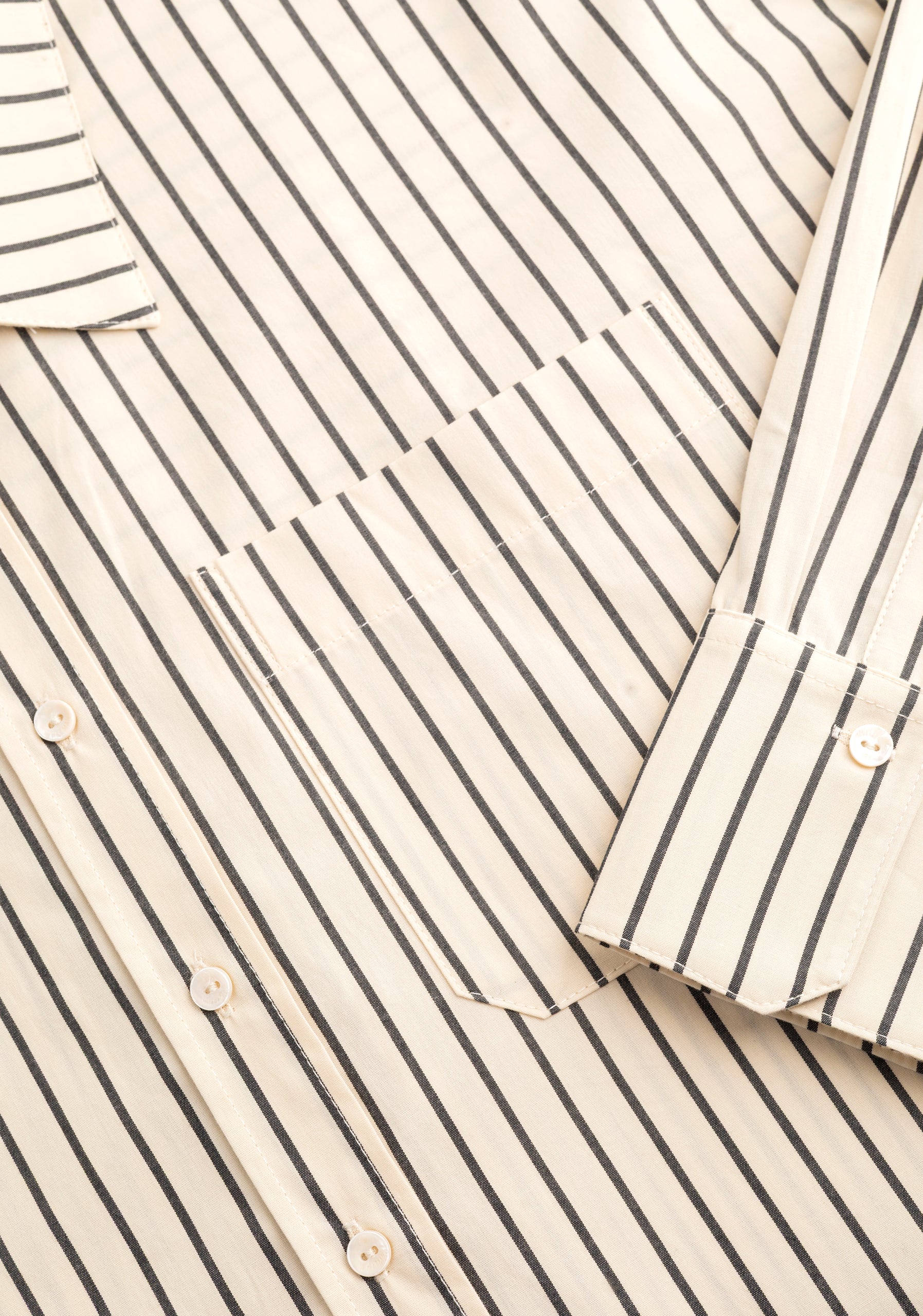 Antonella Striped Shirt GRD Beige