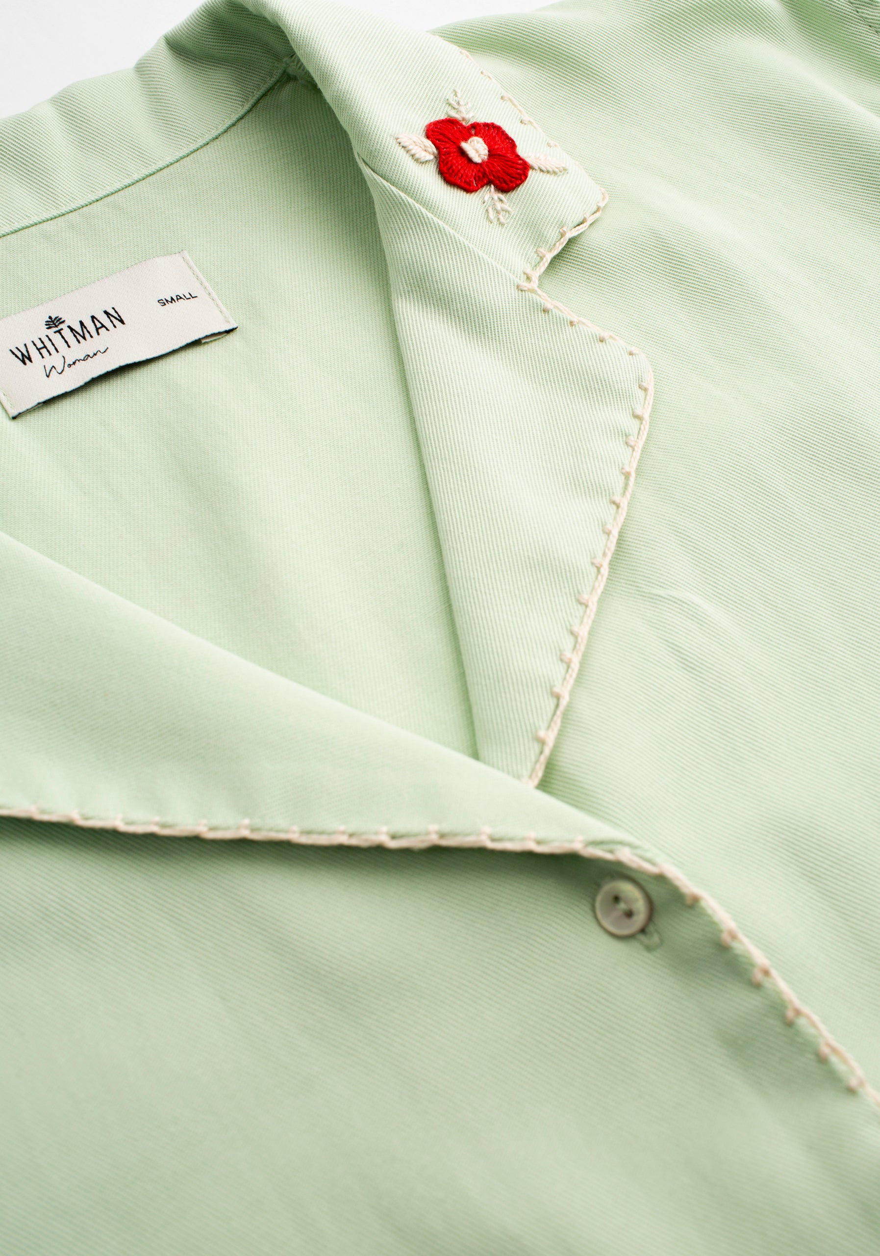 M Pavia Cuban Shirt APL. Light Green Trim