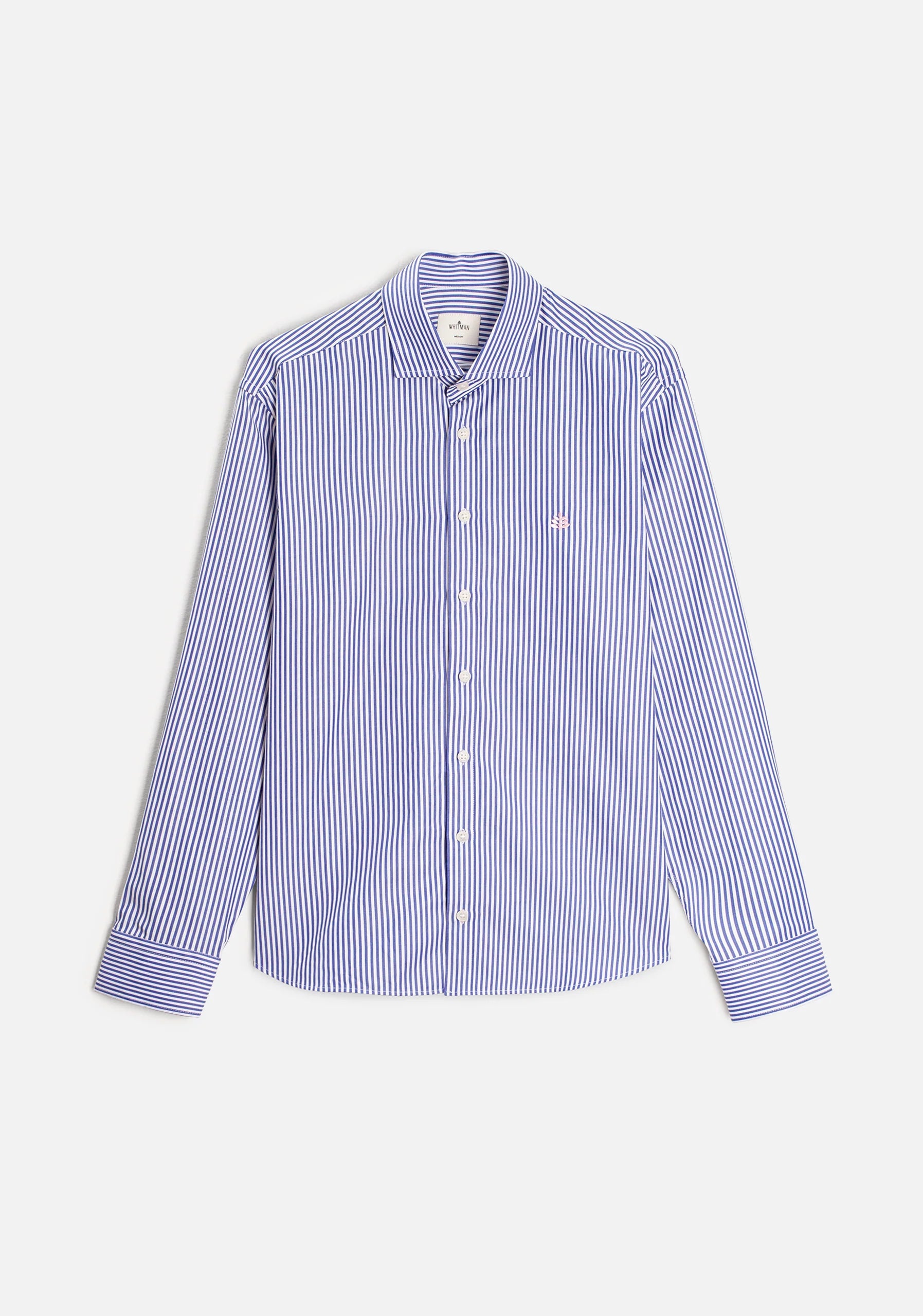 Shirt Stripes Med. Medium Blue - White CF L- Ros