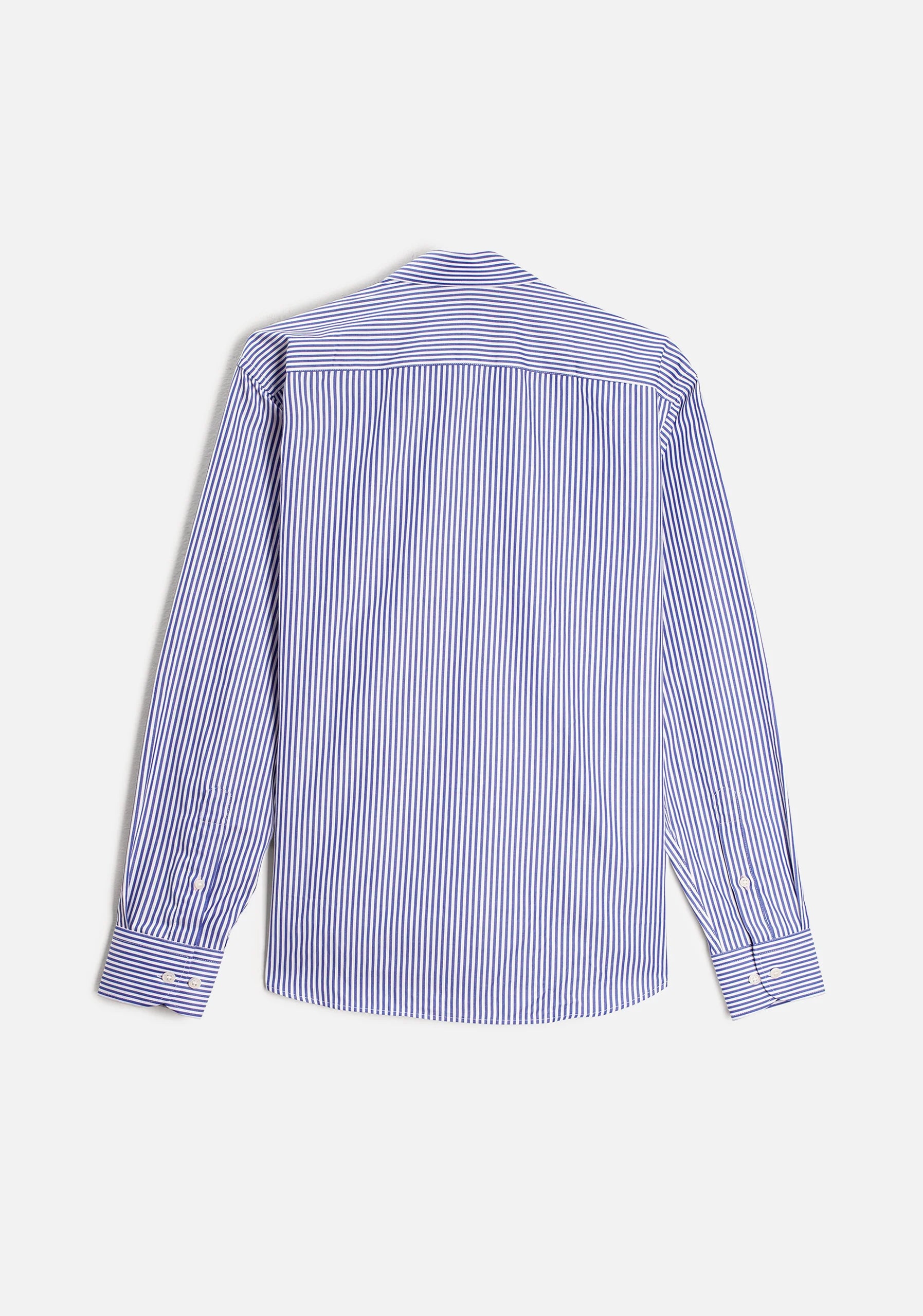 Shirt Stripes Med. Medium Blue - White CF L- Ros