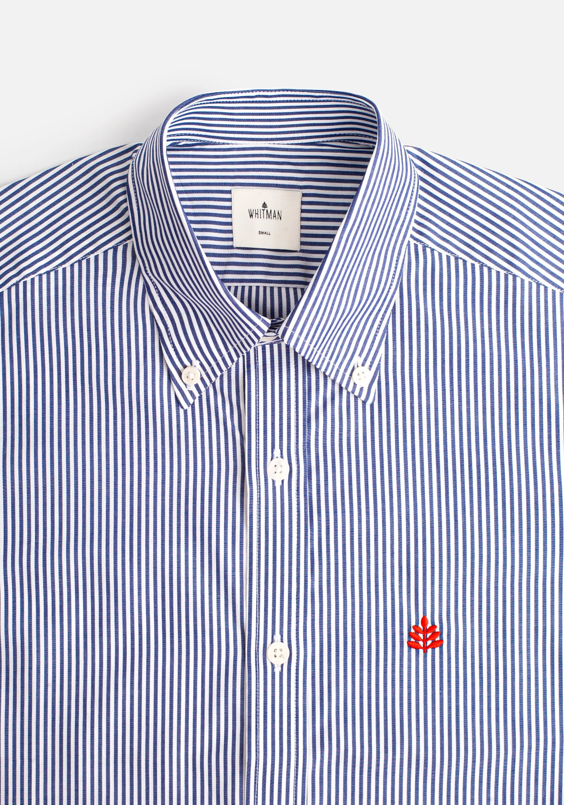 Med Stripe Shirt Blue Osc - White - CBD L-Roj