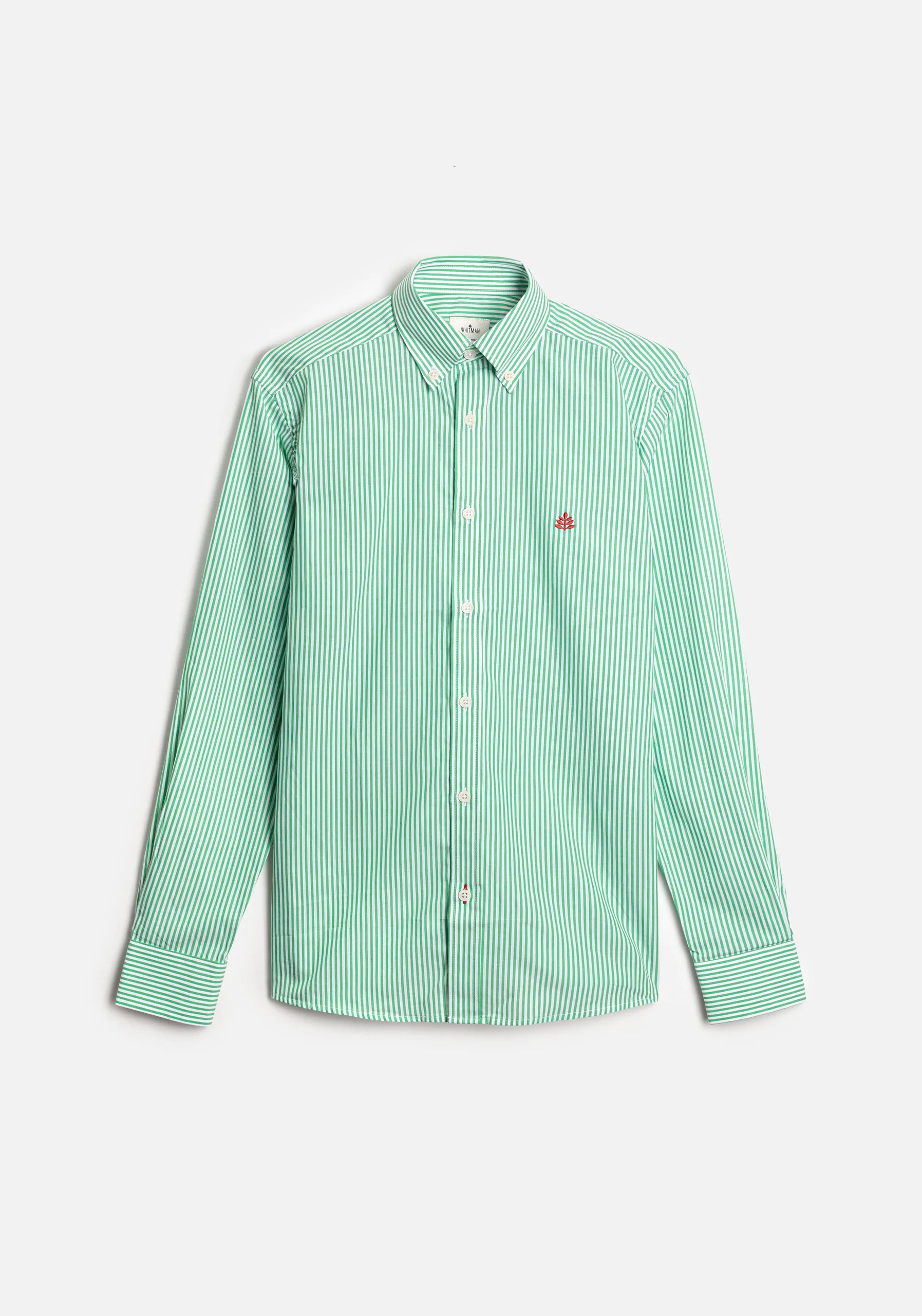 Green Med Striped Shirt - White CBD L-Roj