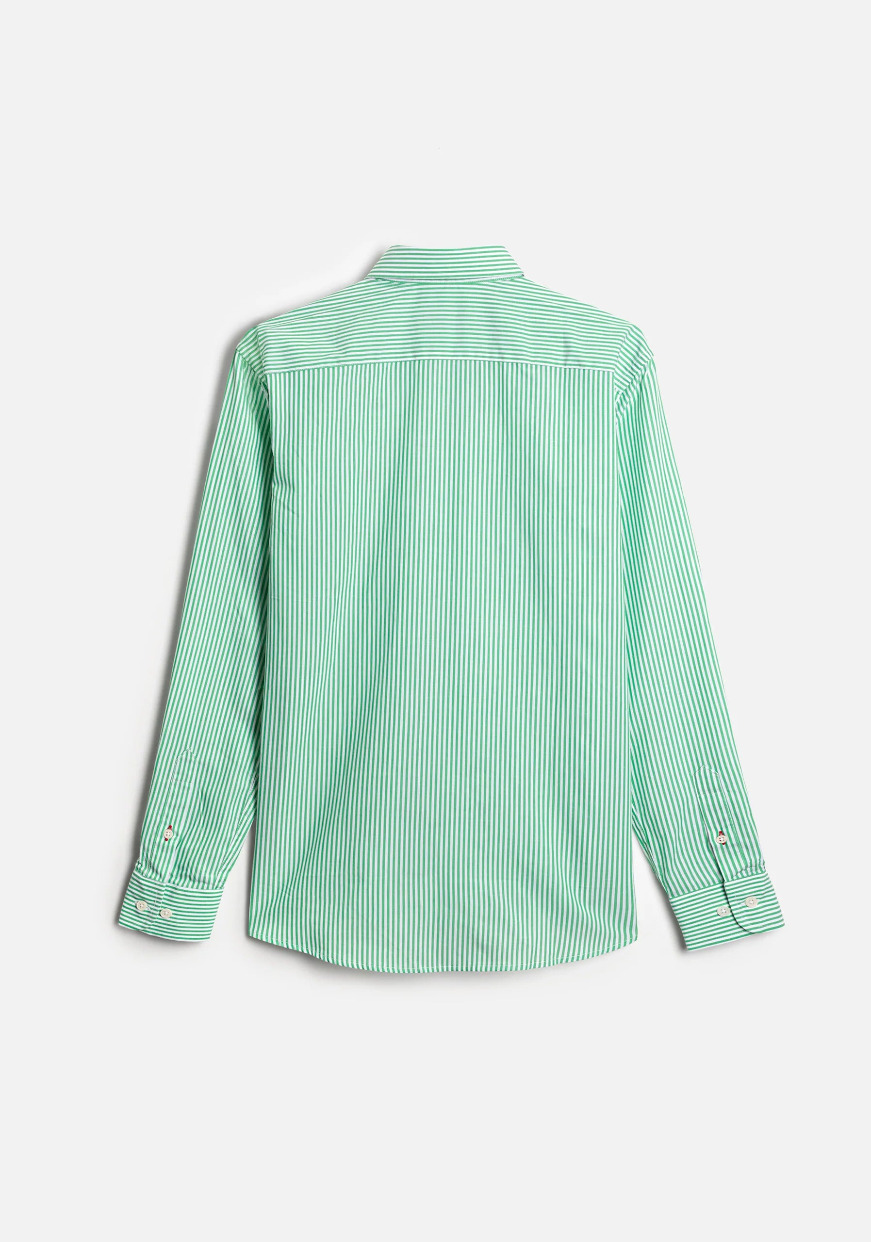 Green Med Striped Shirt - White CBD L-Roj