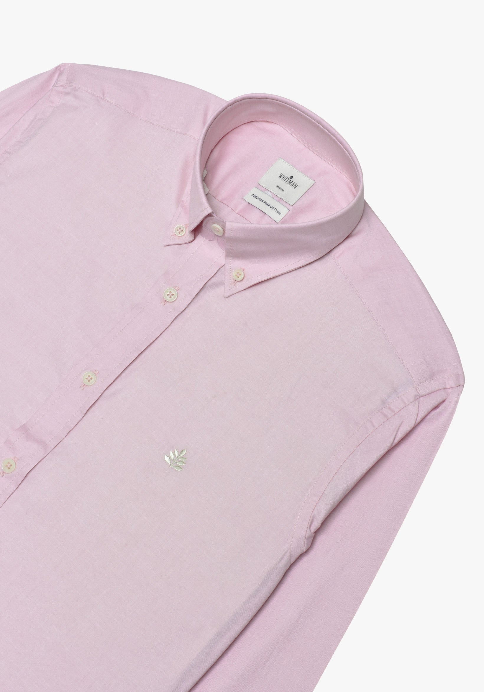 Pink Button Down Collared Shirt L-Mar