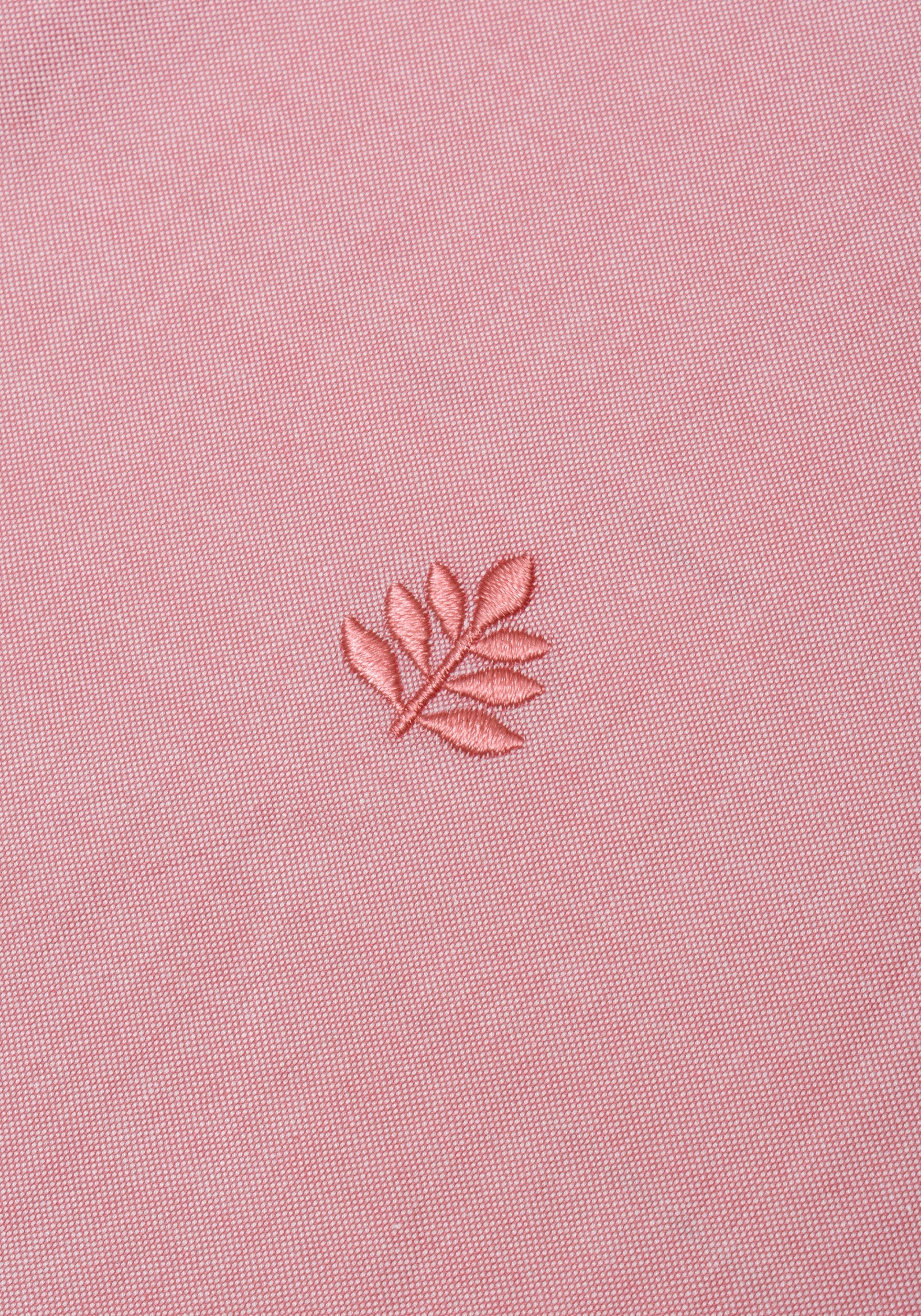 Salmon Button Down Collared Shirt L-Atn
