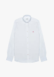 Whitman White Button Down Collared Shirts