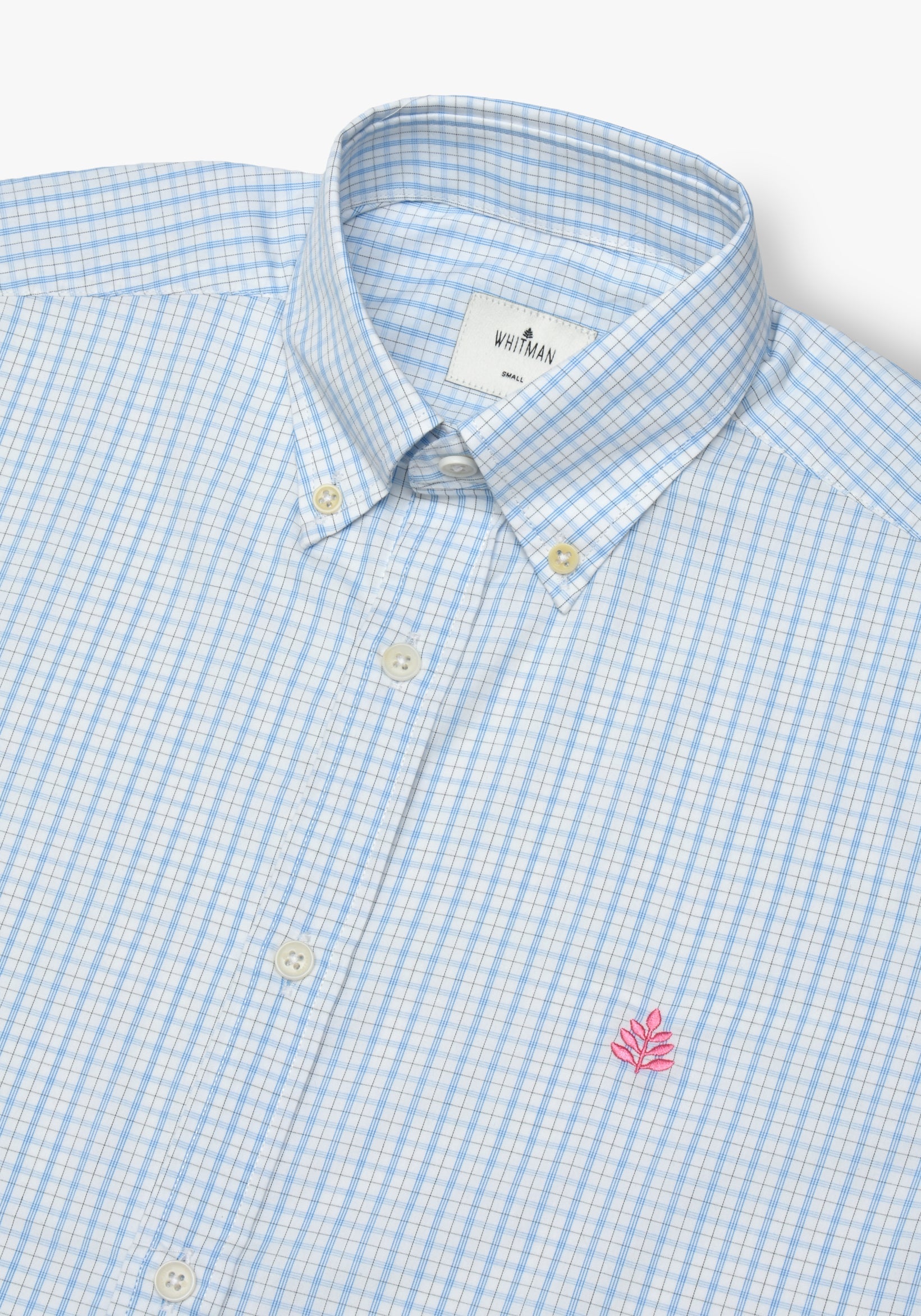 Whitman Checked Shirt Blue - White Combination