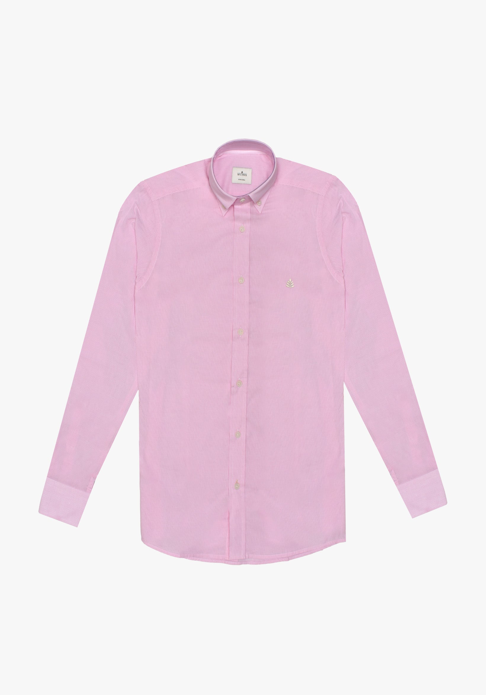 Whitman Small Plaid Shirt Pink - White