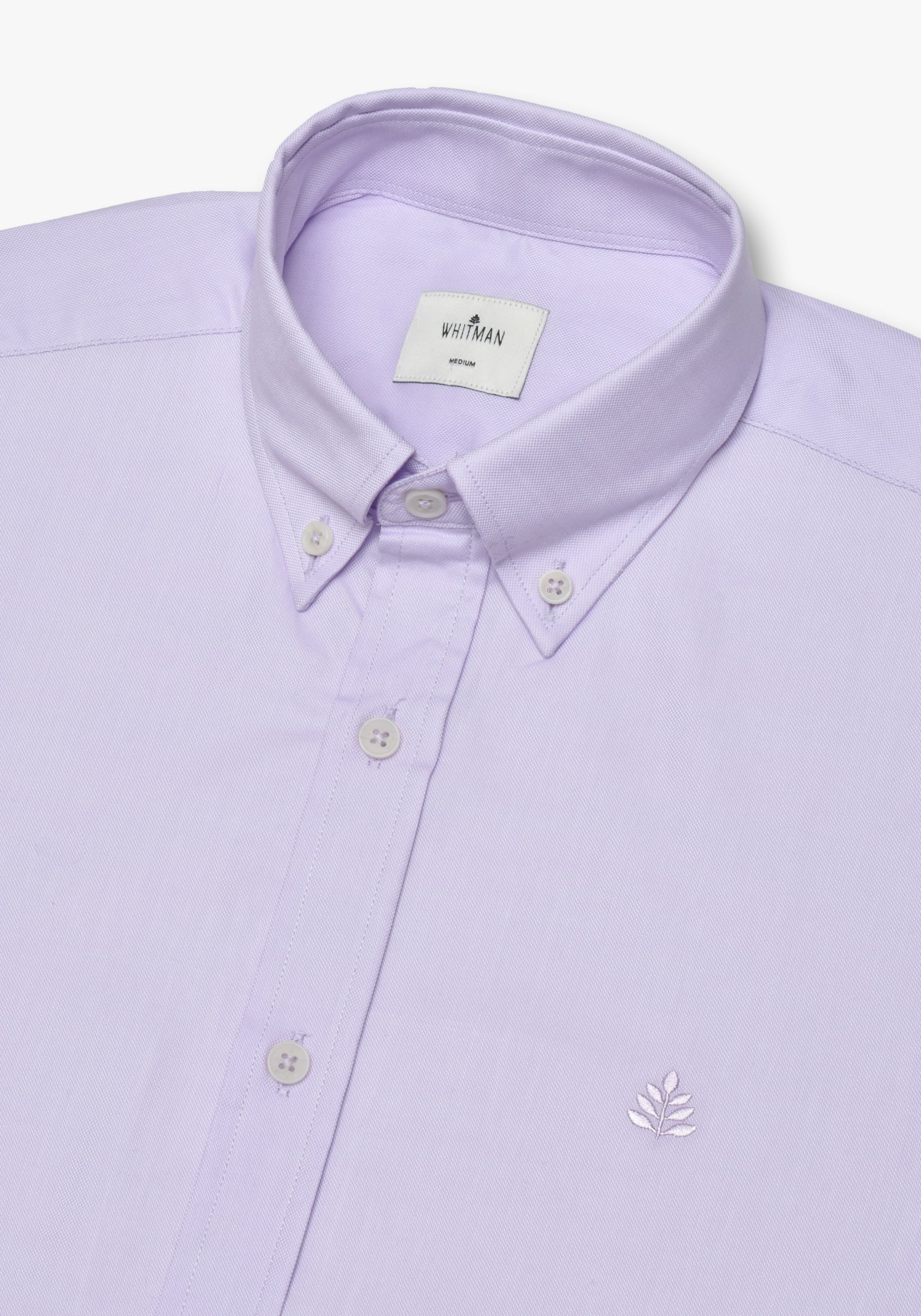 Whitman Lilac Button Down Collar Shirt