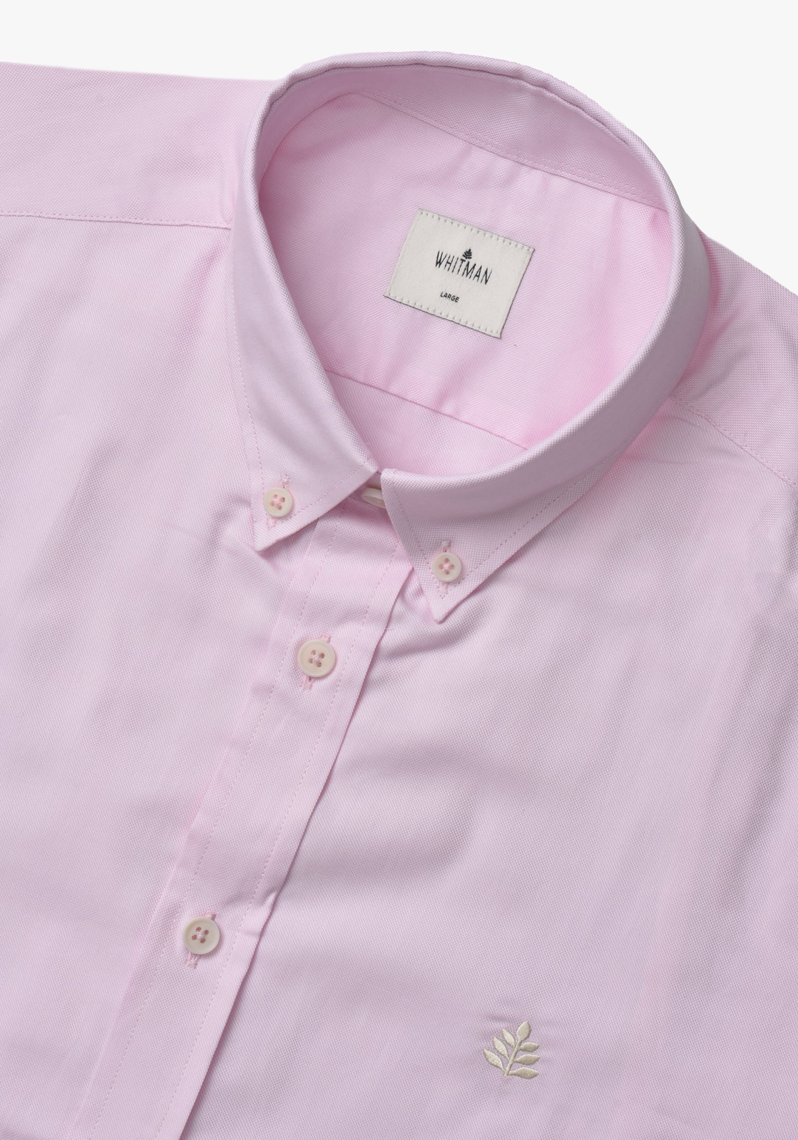 Whitman Pink Button Down Collar Shirt