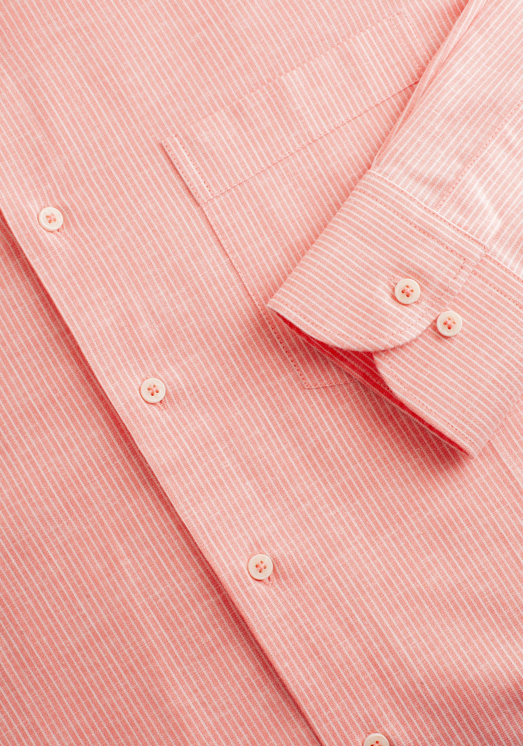 H CI Jamaica Shirt Thin Stripes Rosewood