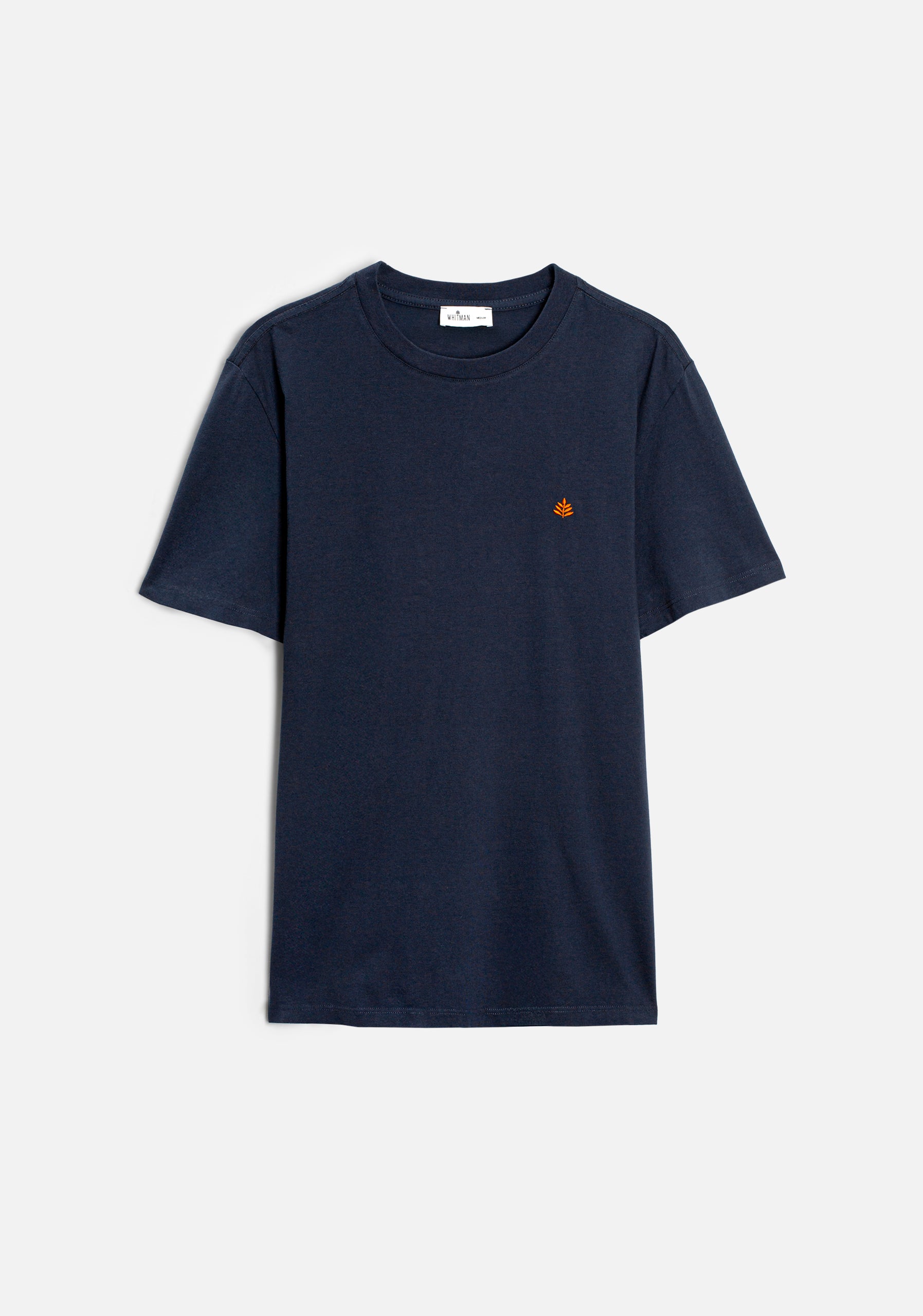 Dark Blue T-Shirt L-Orange