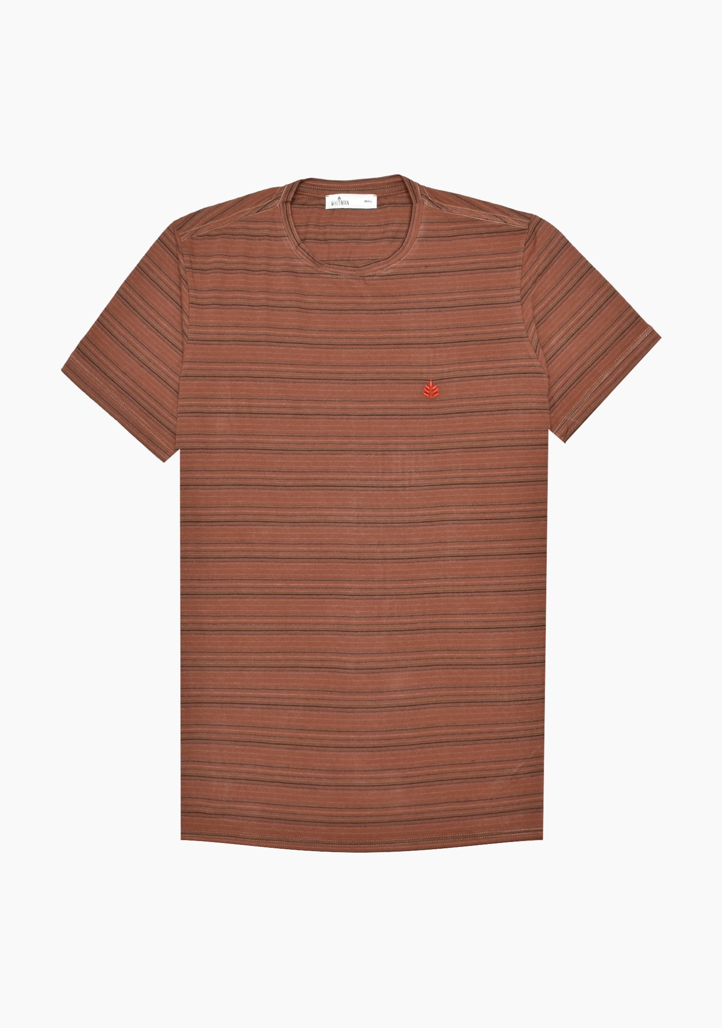 Billie Lines Terracotta Green-Black T-Shirt