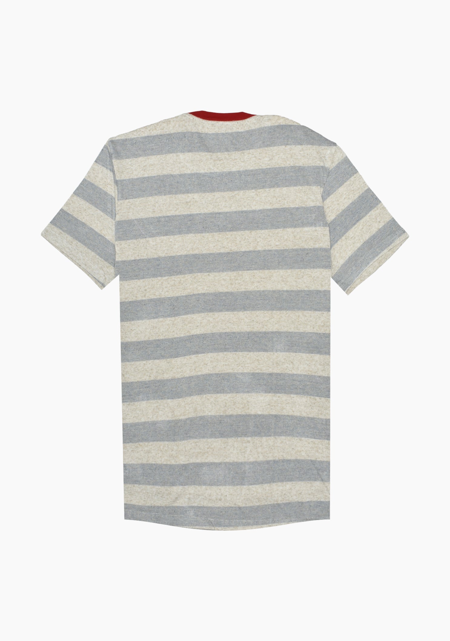 Boyd Beige-Blue Striped T-Shirt