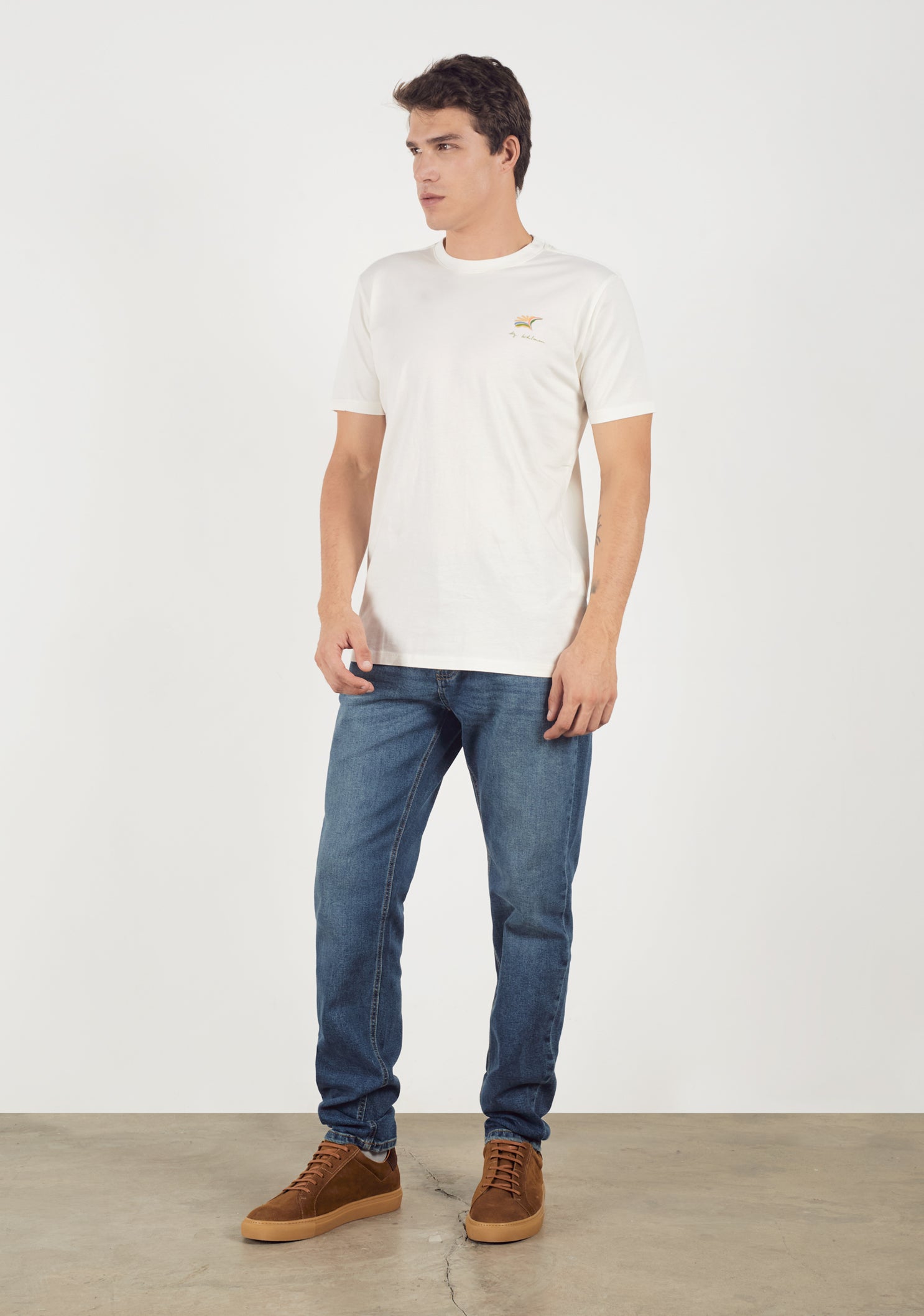 Curtis T-shirt in Ivory