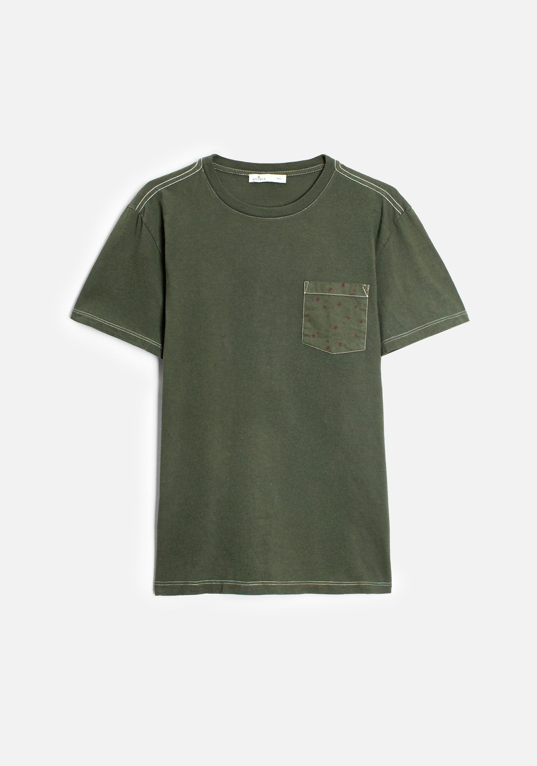 Dark Green H Burdon T-shirt