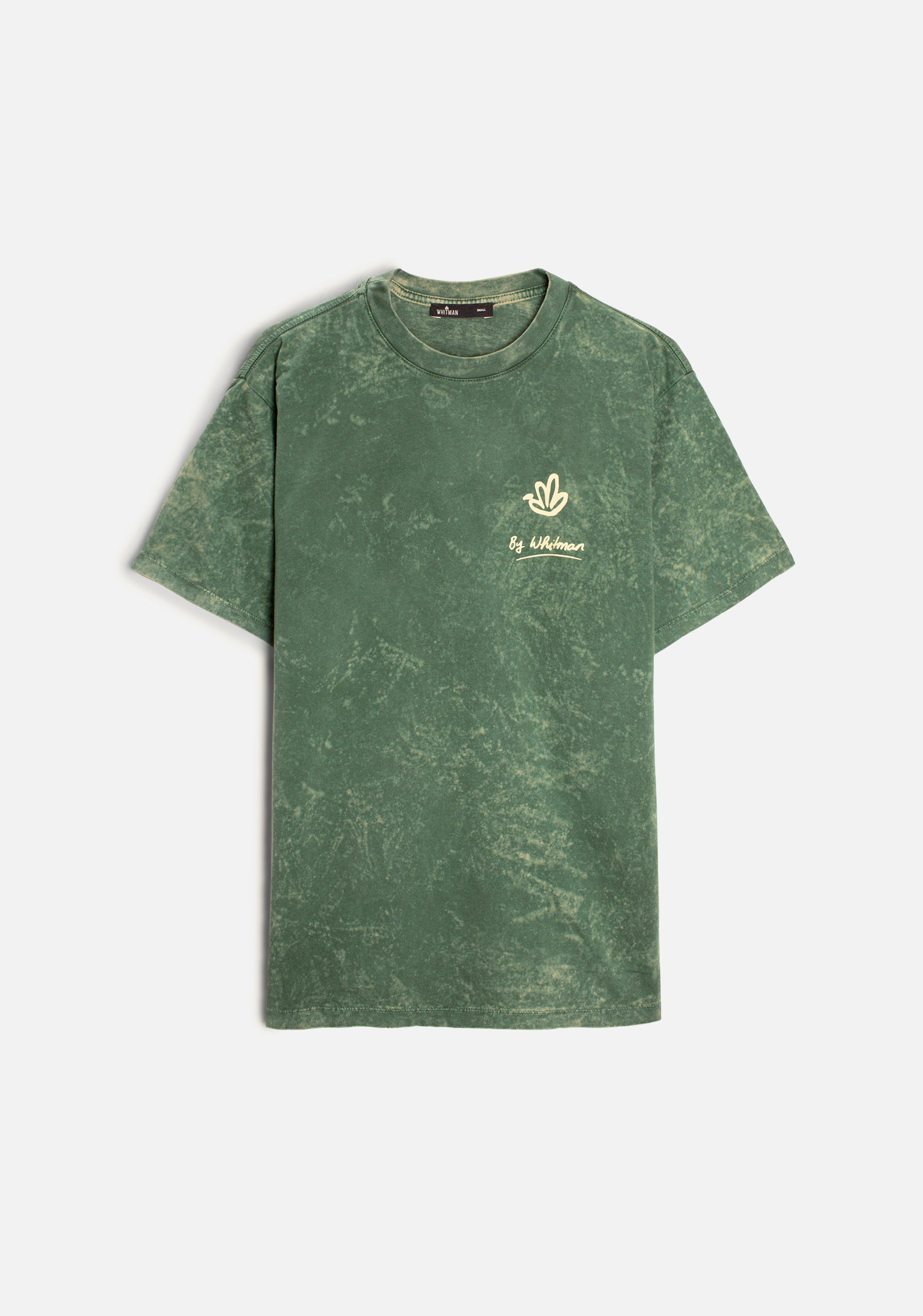 H Clark Garment Dyed Green T-Shirt