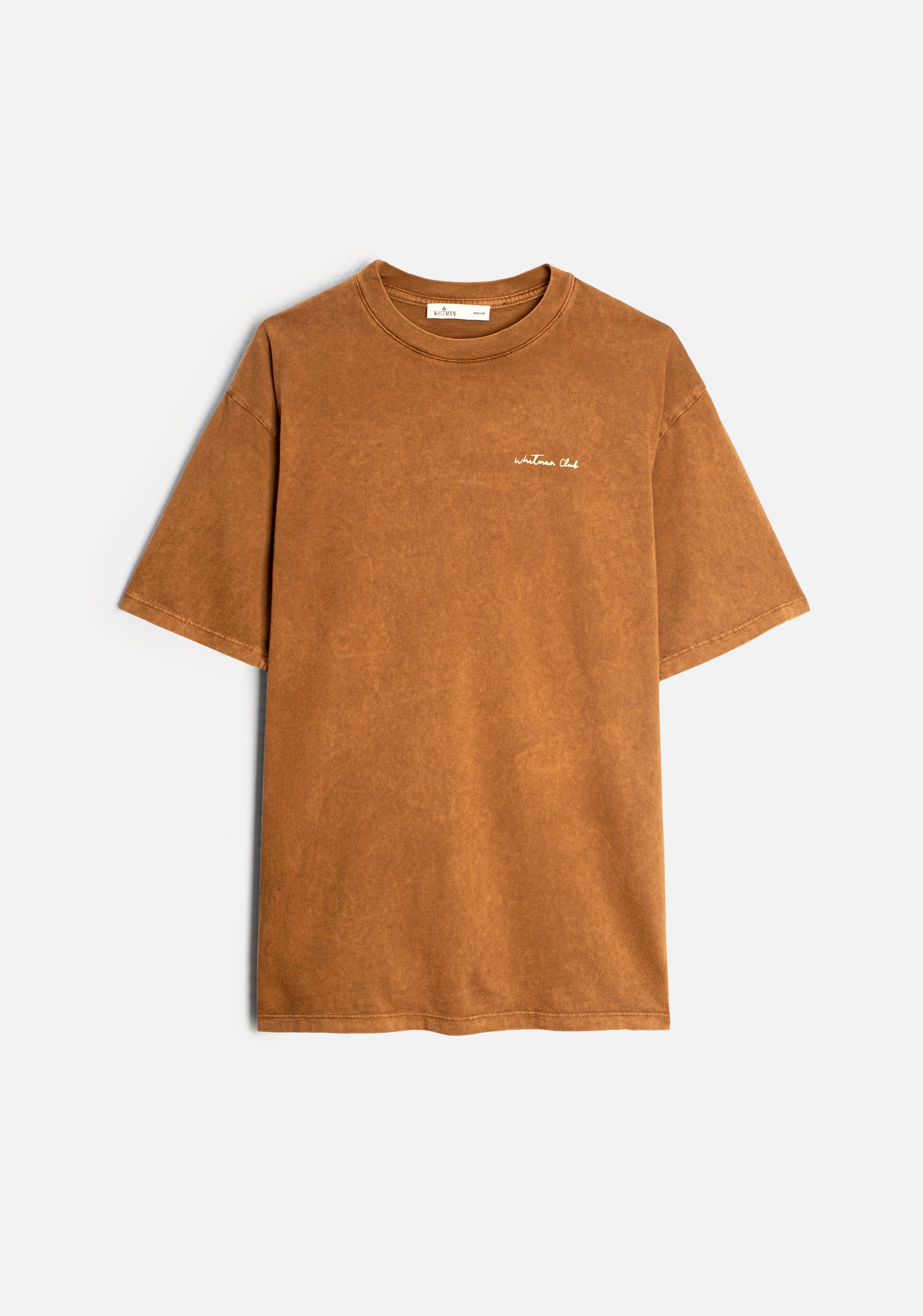 Gekko Garment Dyed Ochre T-shirt