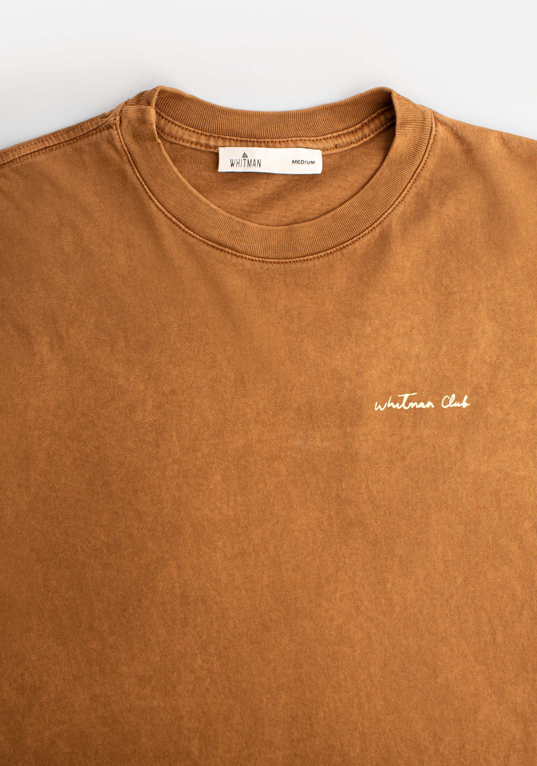 Gekko Garment Dyed Ochre T-shirt