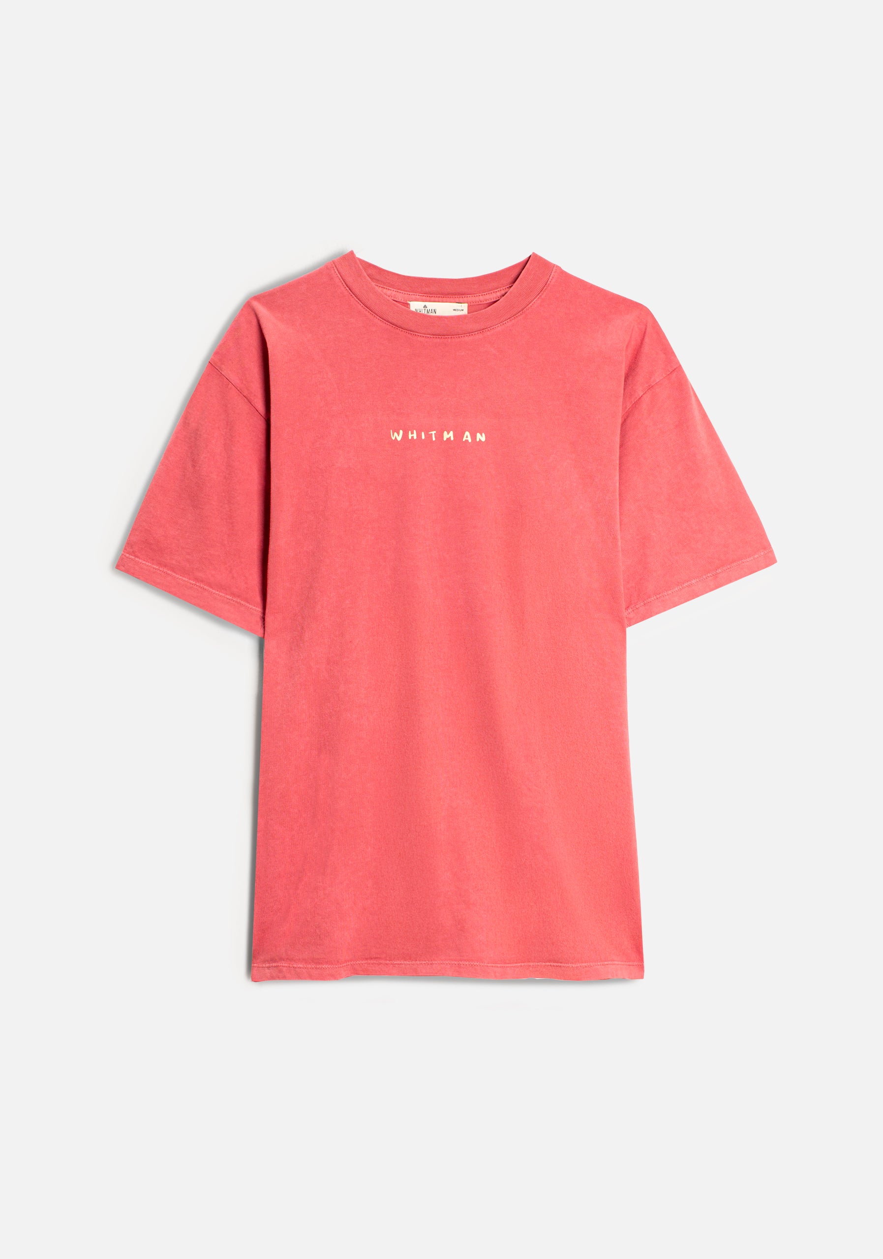 Perk Garment Dyed Coral T-Shirt