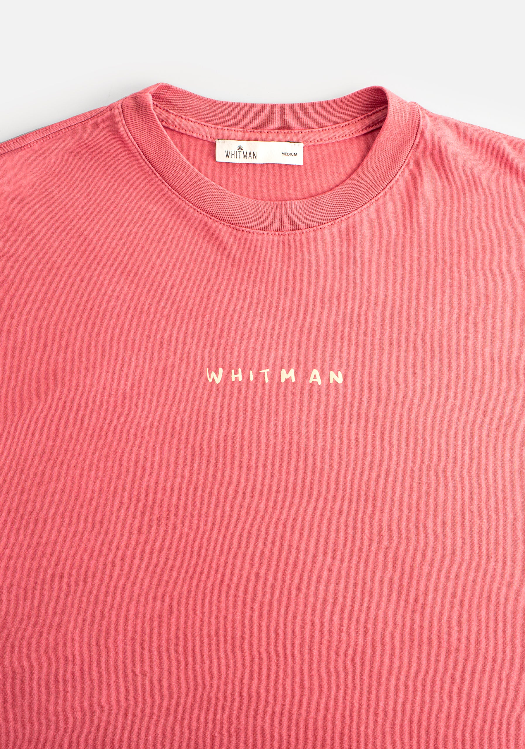 Perk Garment Dyed Coral T-Shirt
