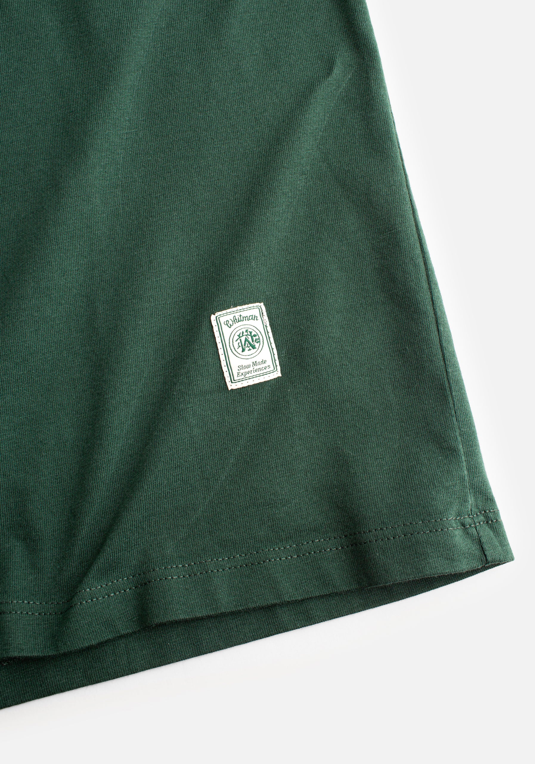 H Single-Color T-Shirt APL Ivory Dark Green