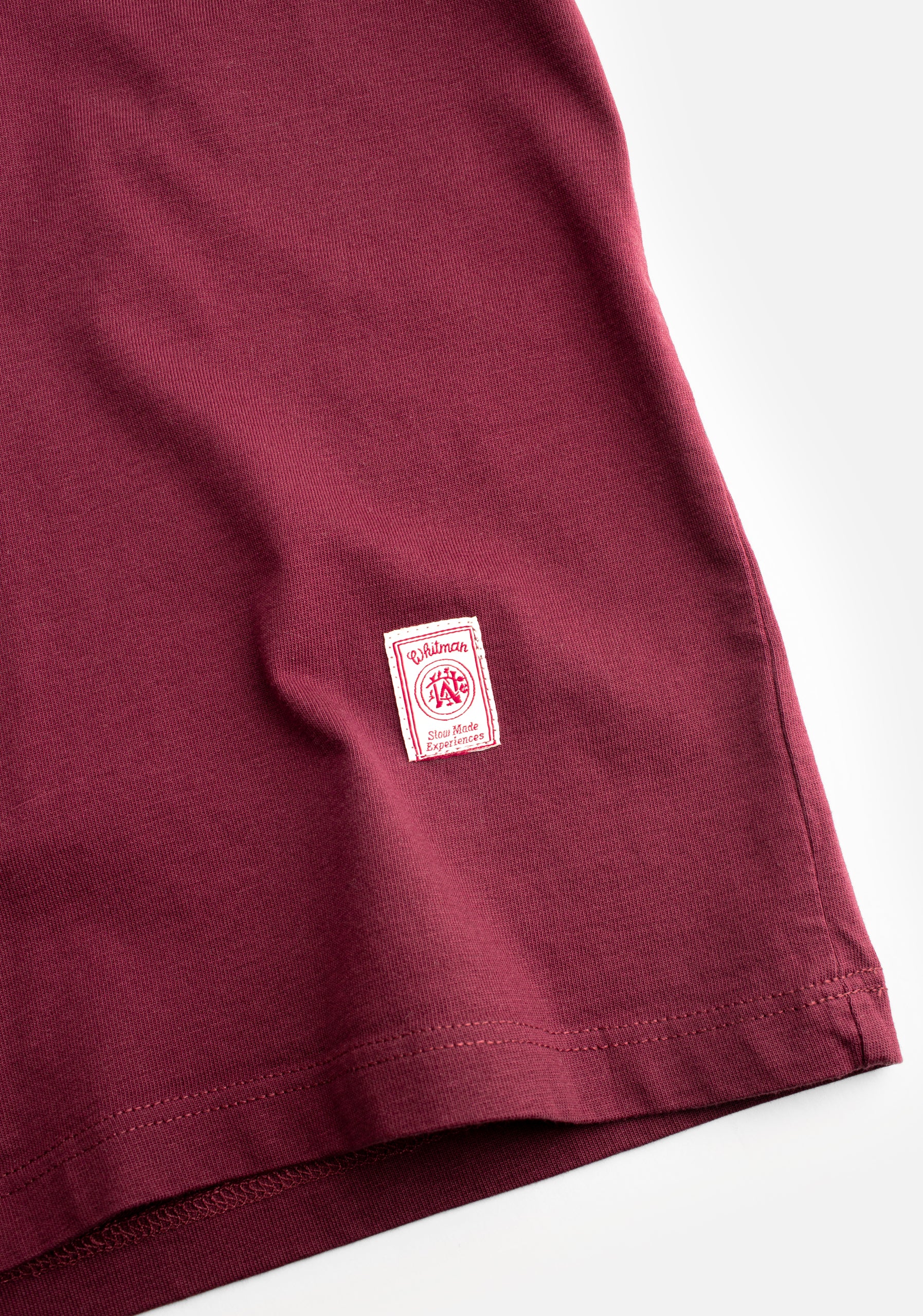 APL Mar Wine Red Solid Color T-Shirt