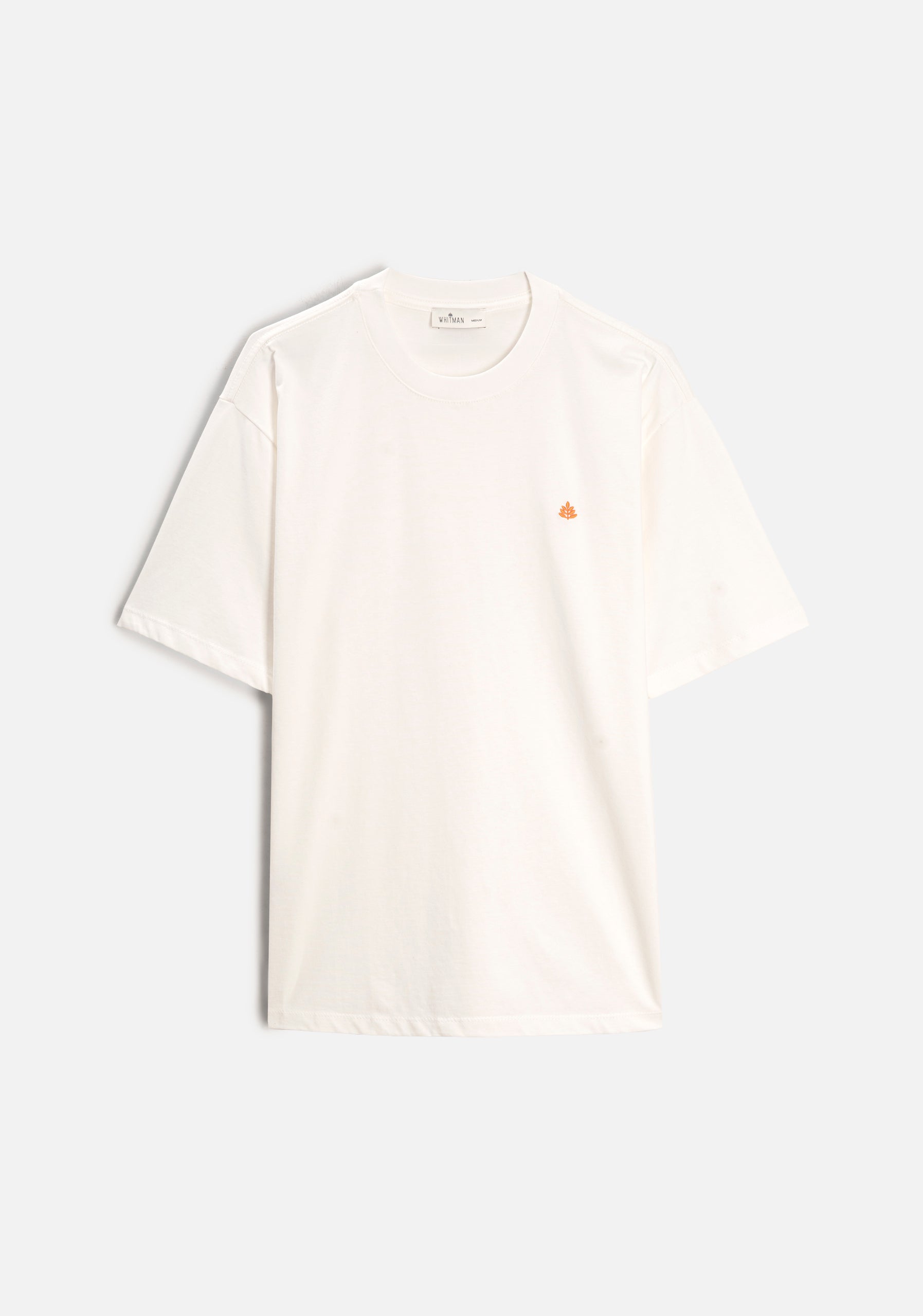H Single Color T-Shirt L-Navy Ivory