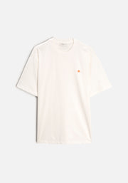 H Single Color T-Shirt L-Navy Ivory