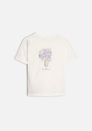 M Force Printed Ivory T-shirt