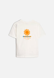 Loren Printed Ivory T-Shirt