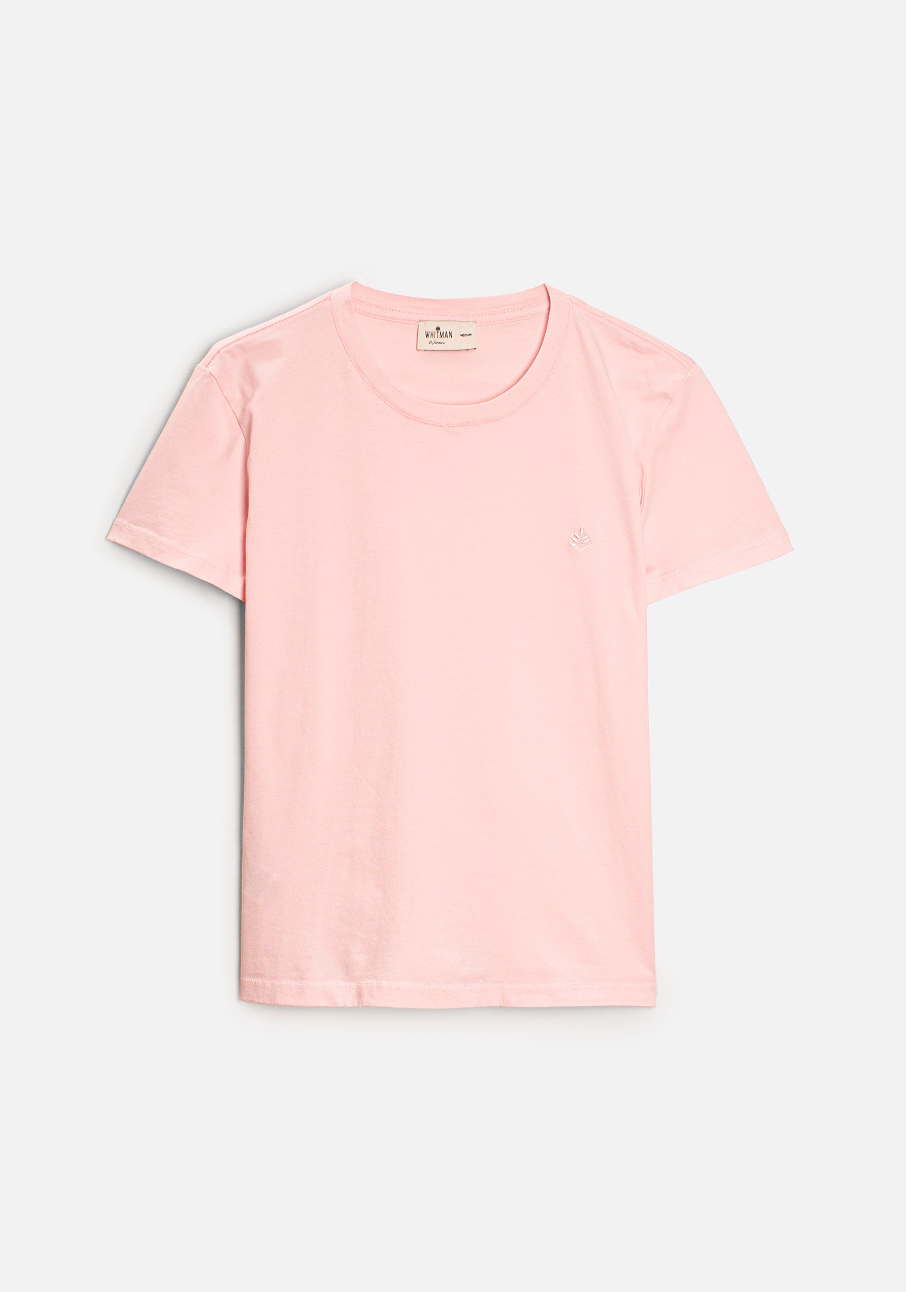 M Single-color CR L-Atn Pink T-shirt