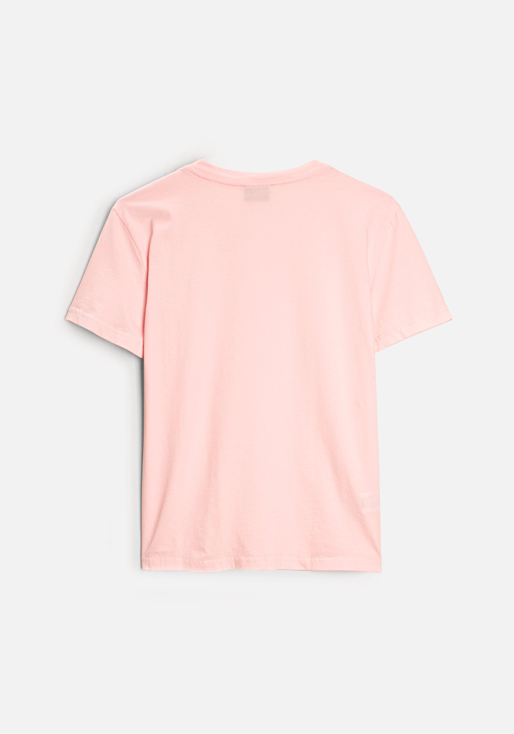 M Single-color CR L-Atn Pink T-shirt