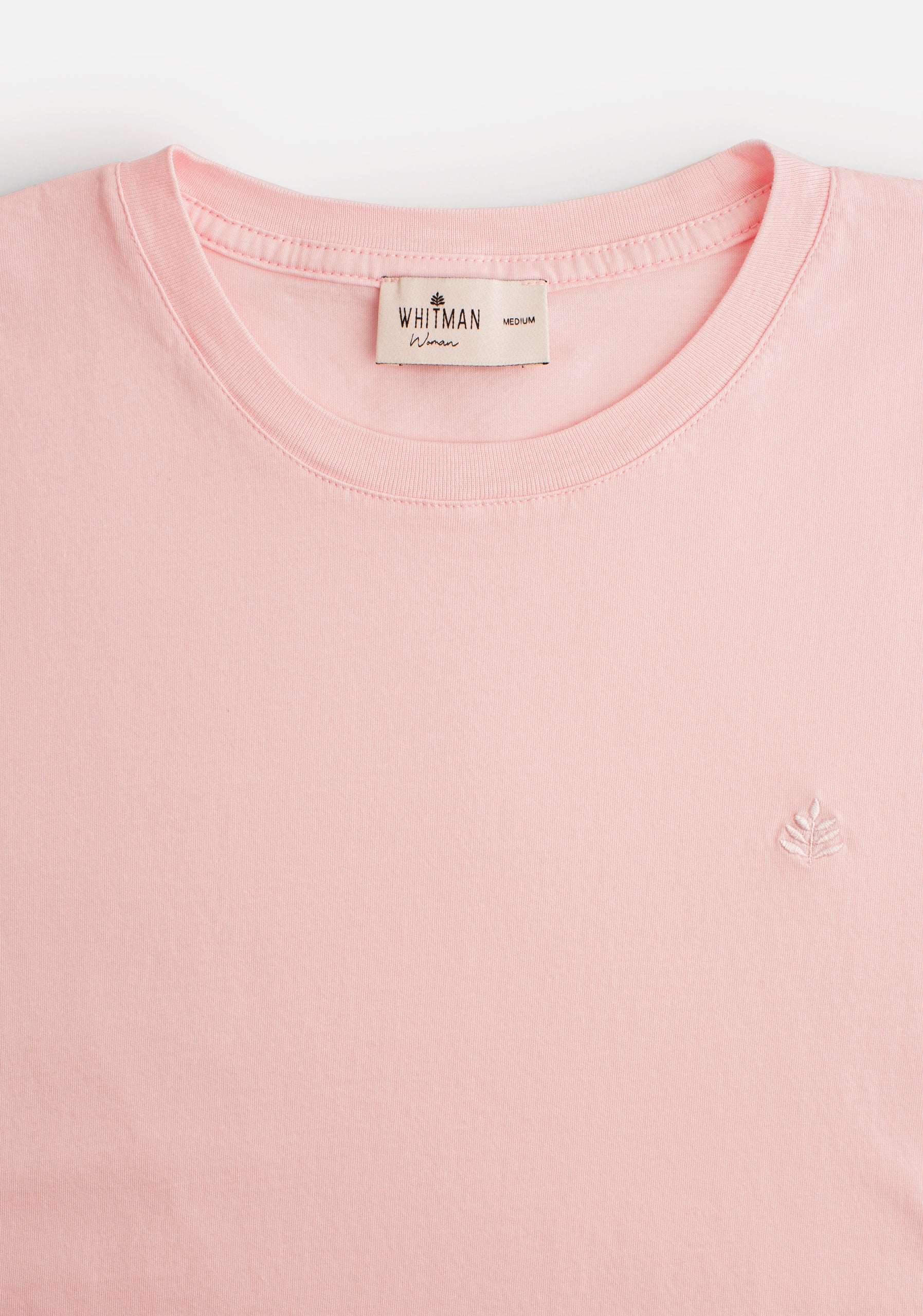 M Single-color CR L-Atn Pink T-shirt
