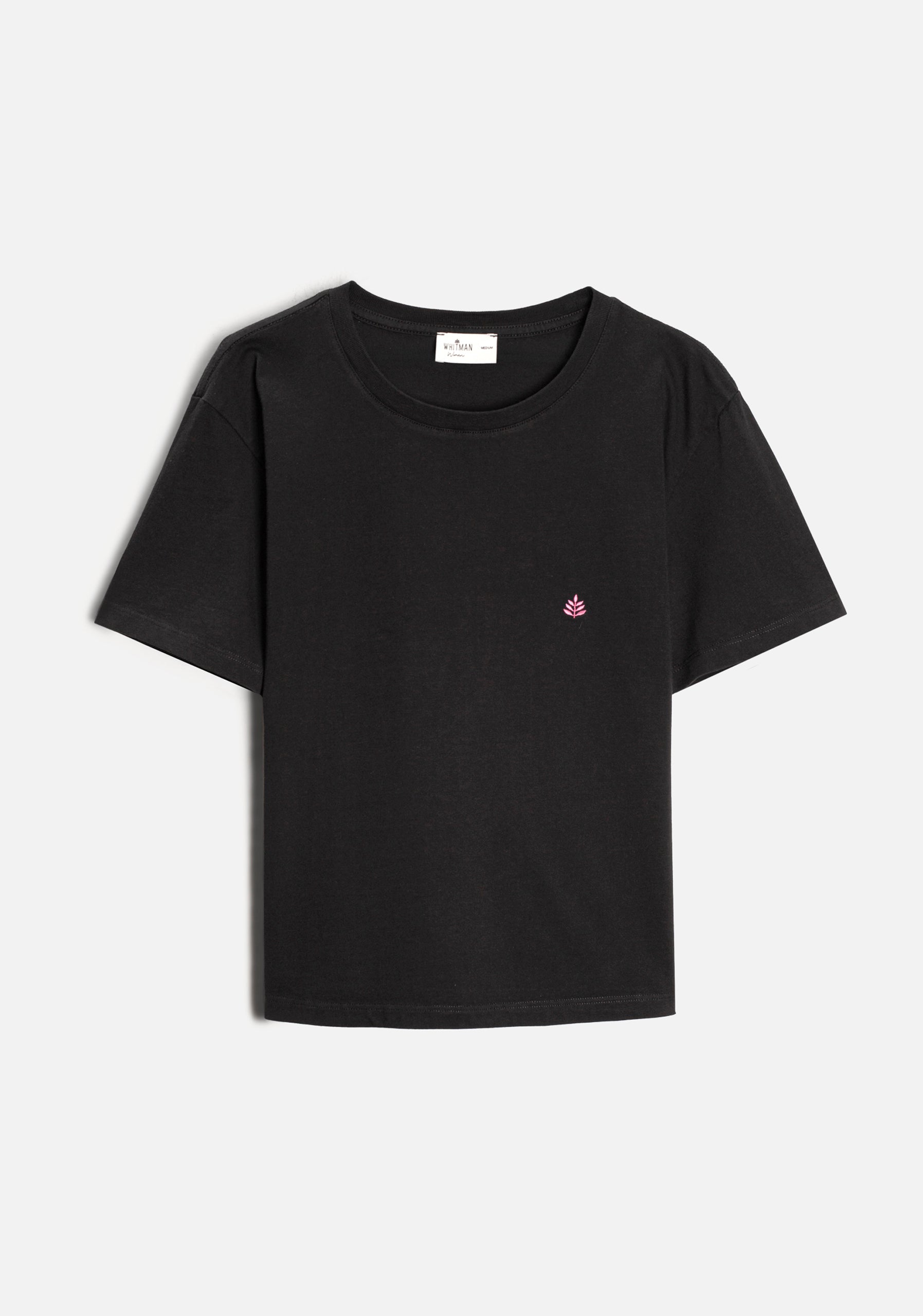 M Unicolor CR L-Fuc Black T-shirt