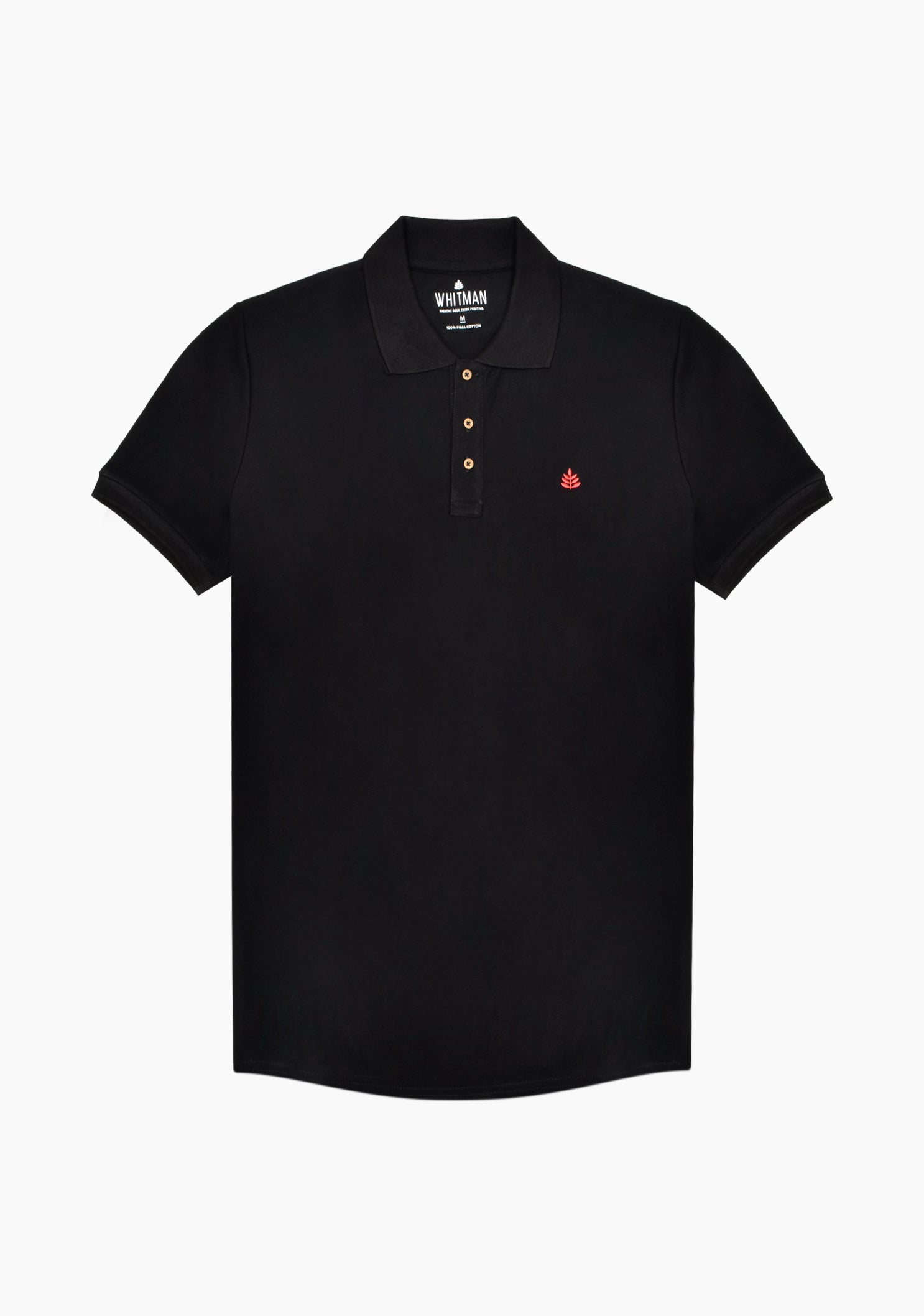 Polo Black Shirt L-Red