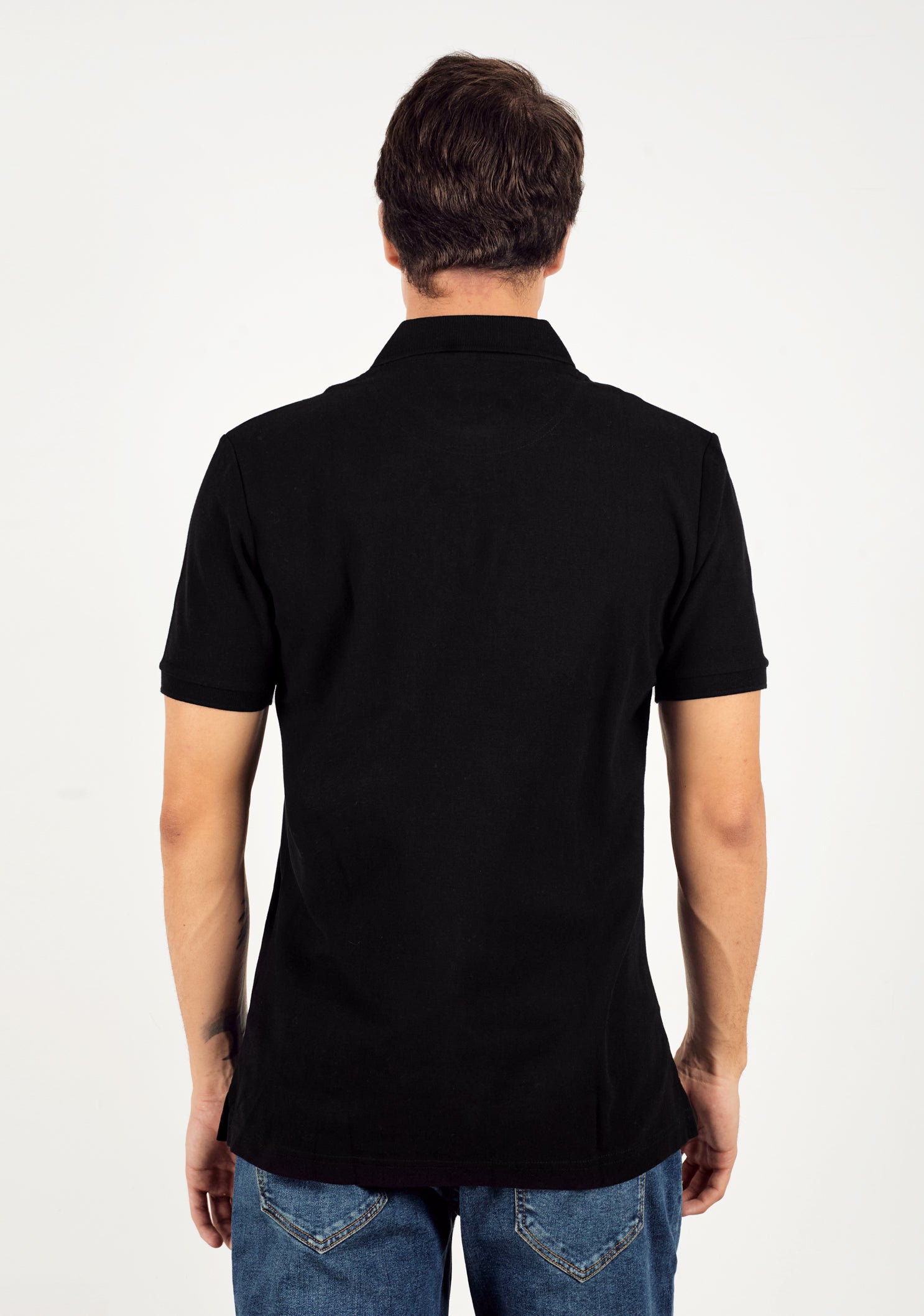 Polo Black Shirt L-Red