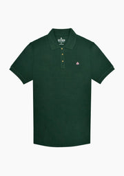 Polo Dark Green Shirt L-pink