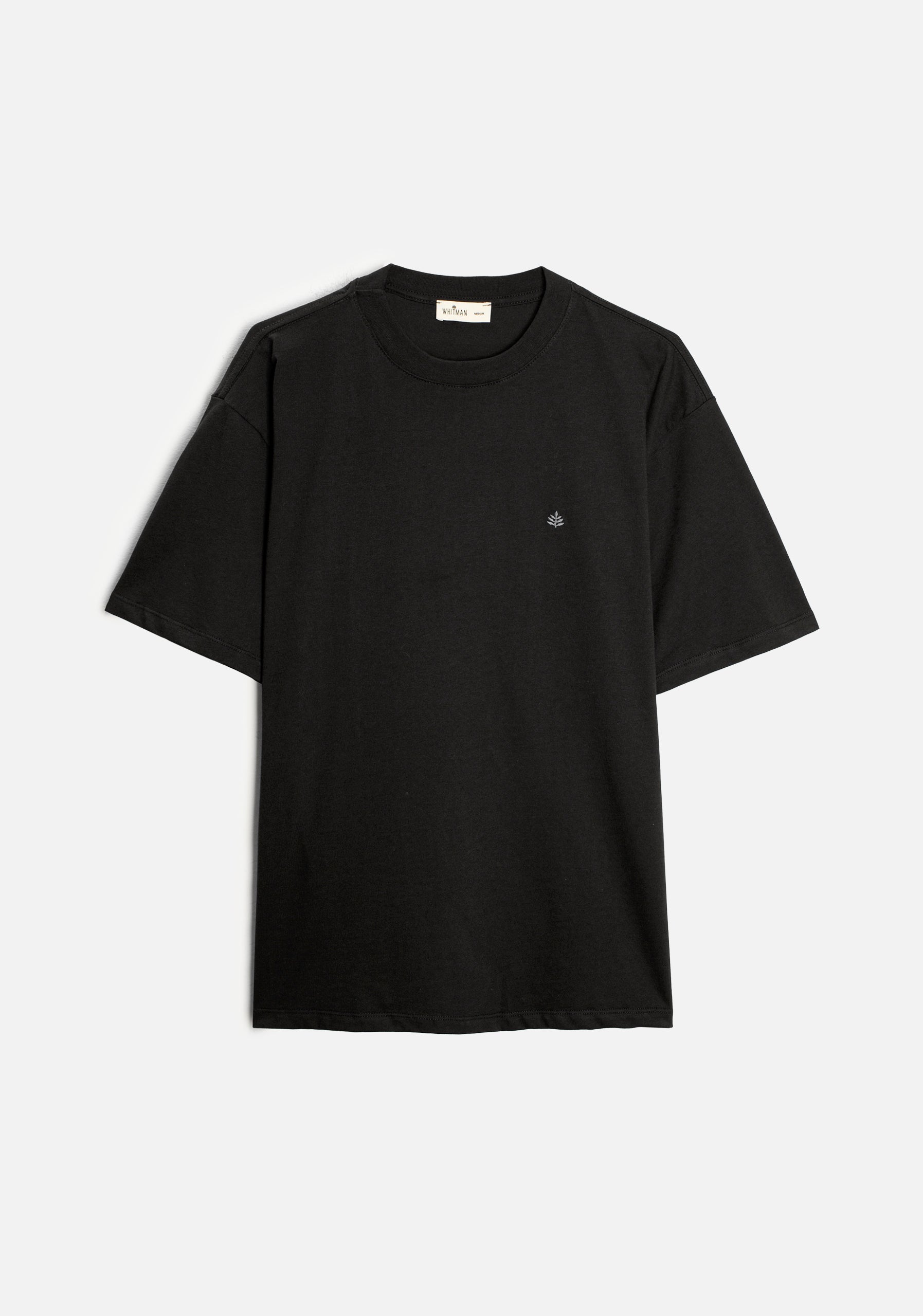 H Single Color T-Shirt L-Gray Black