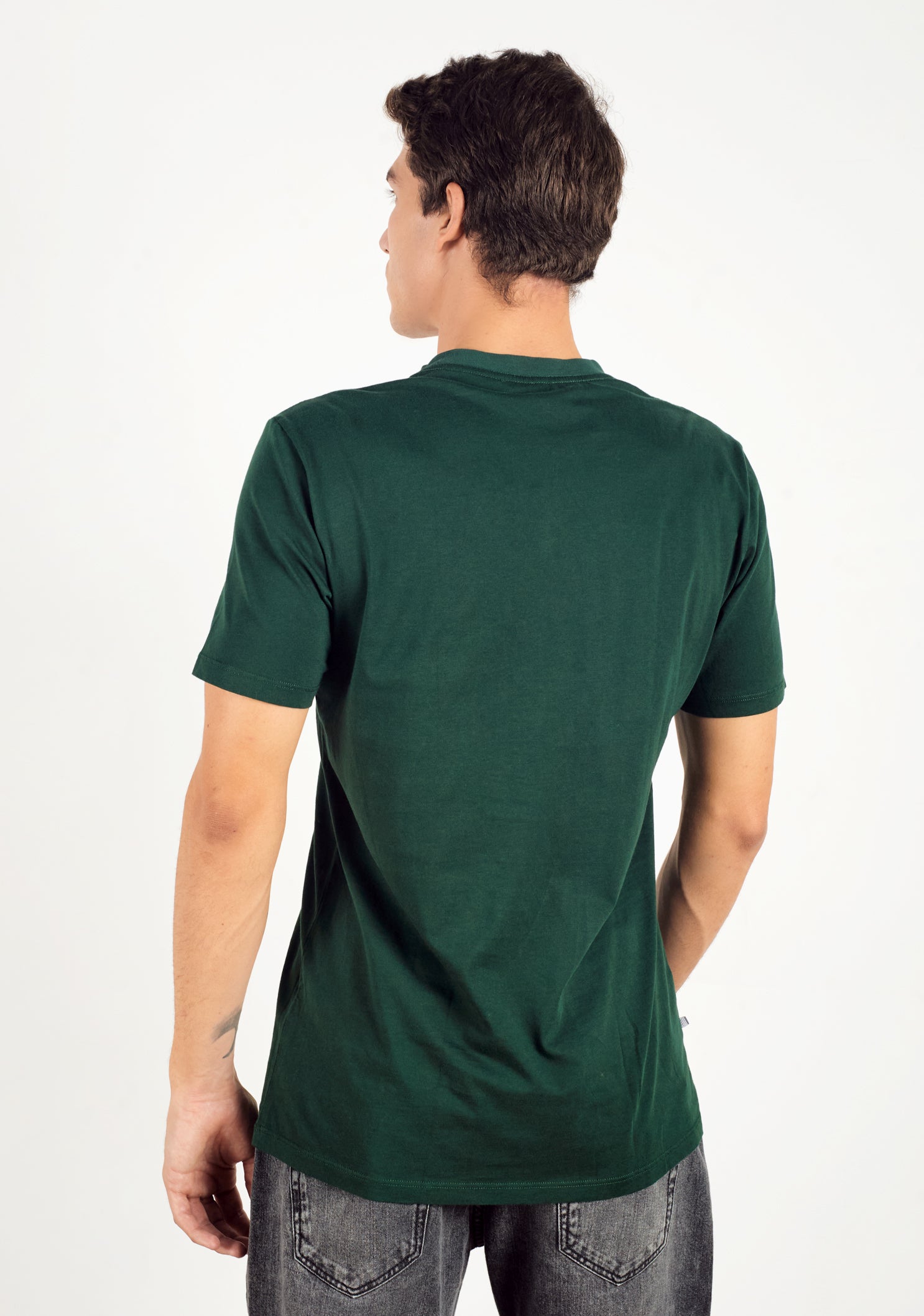 T-shirt in Dark Green L-Fuc