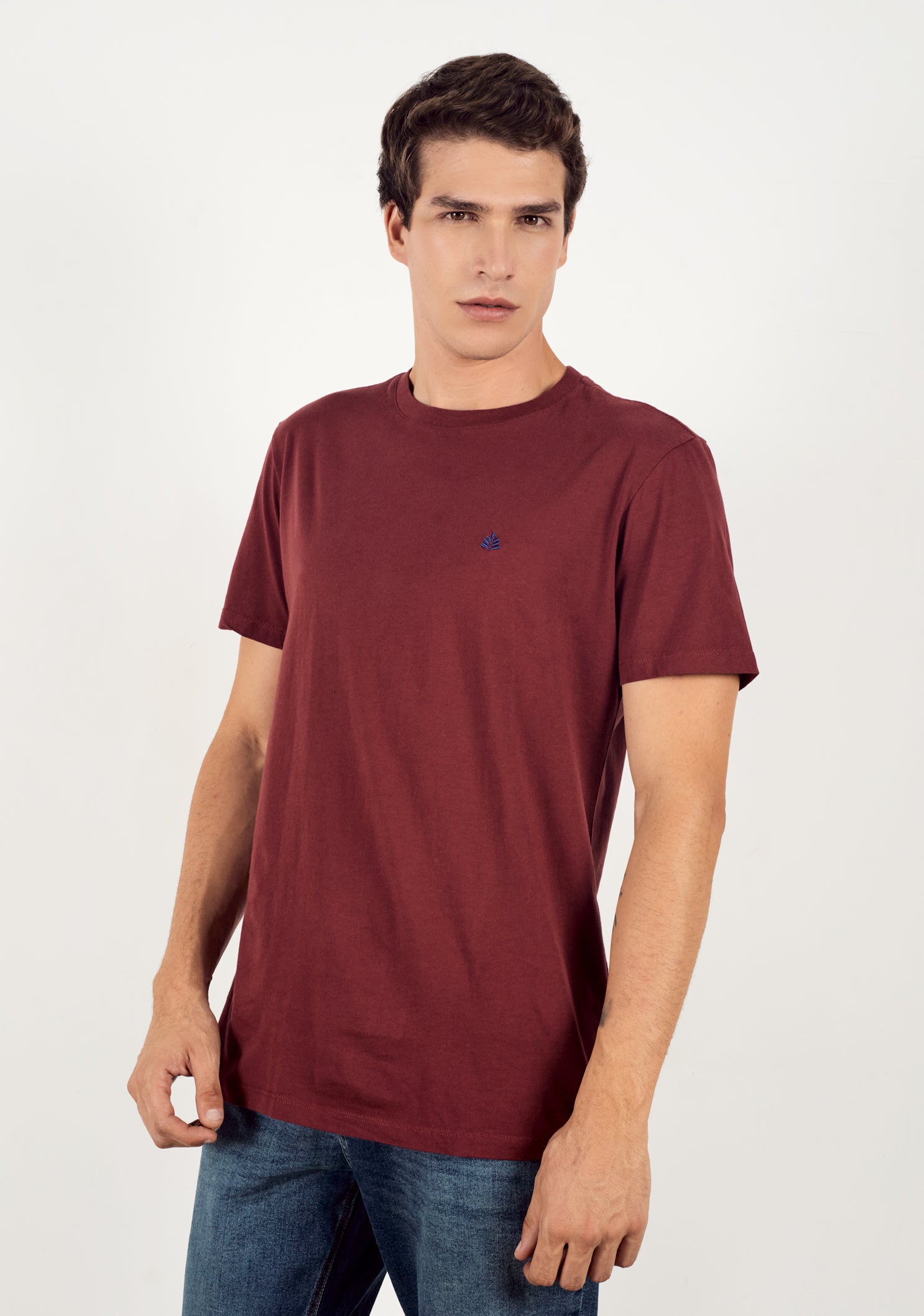 Red Wine T-shirt L-blue