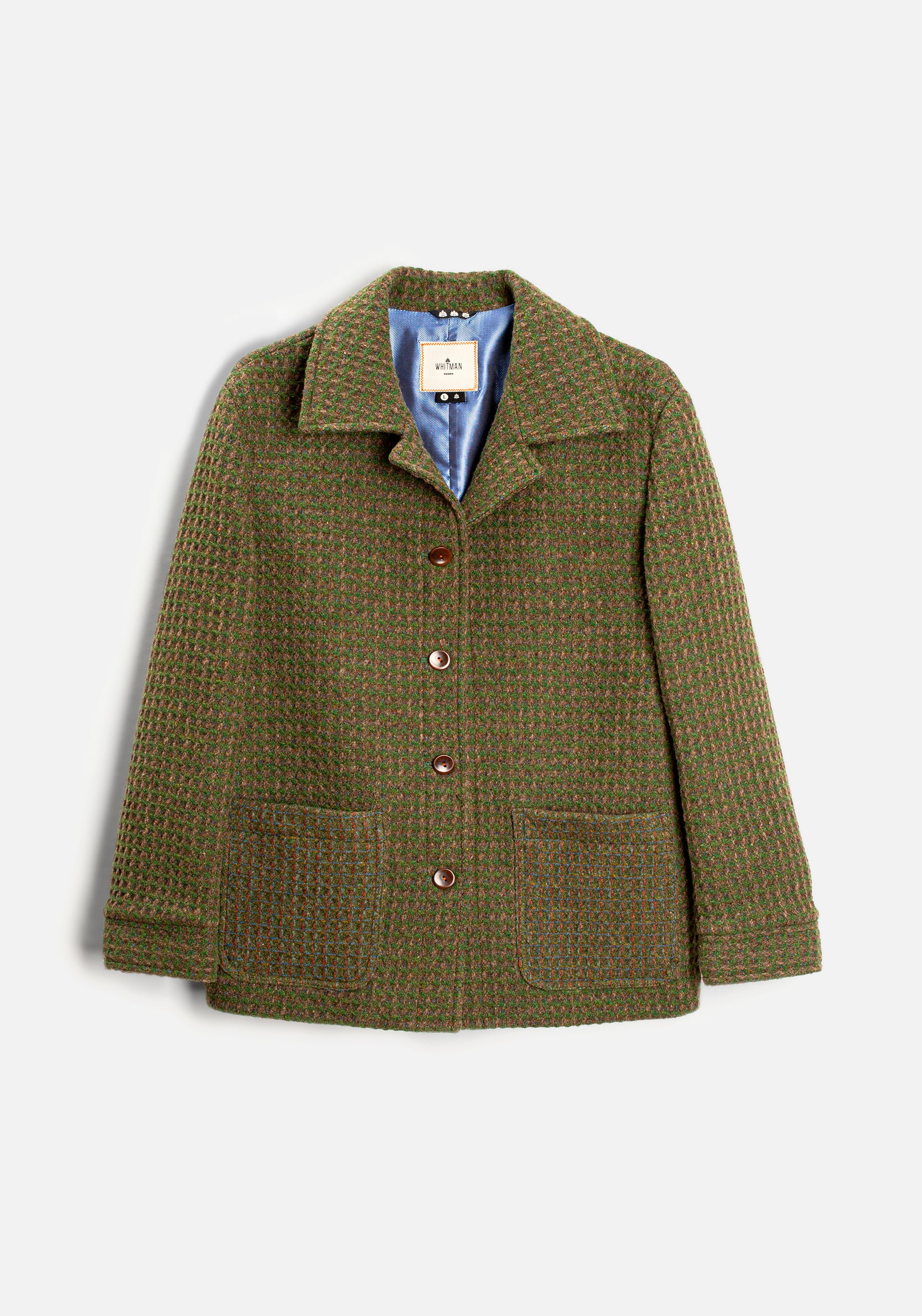 Ankara Green Plaid Jacket