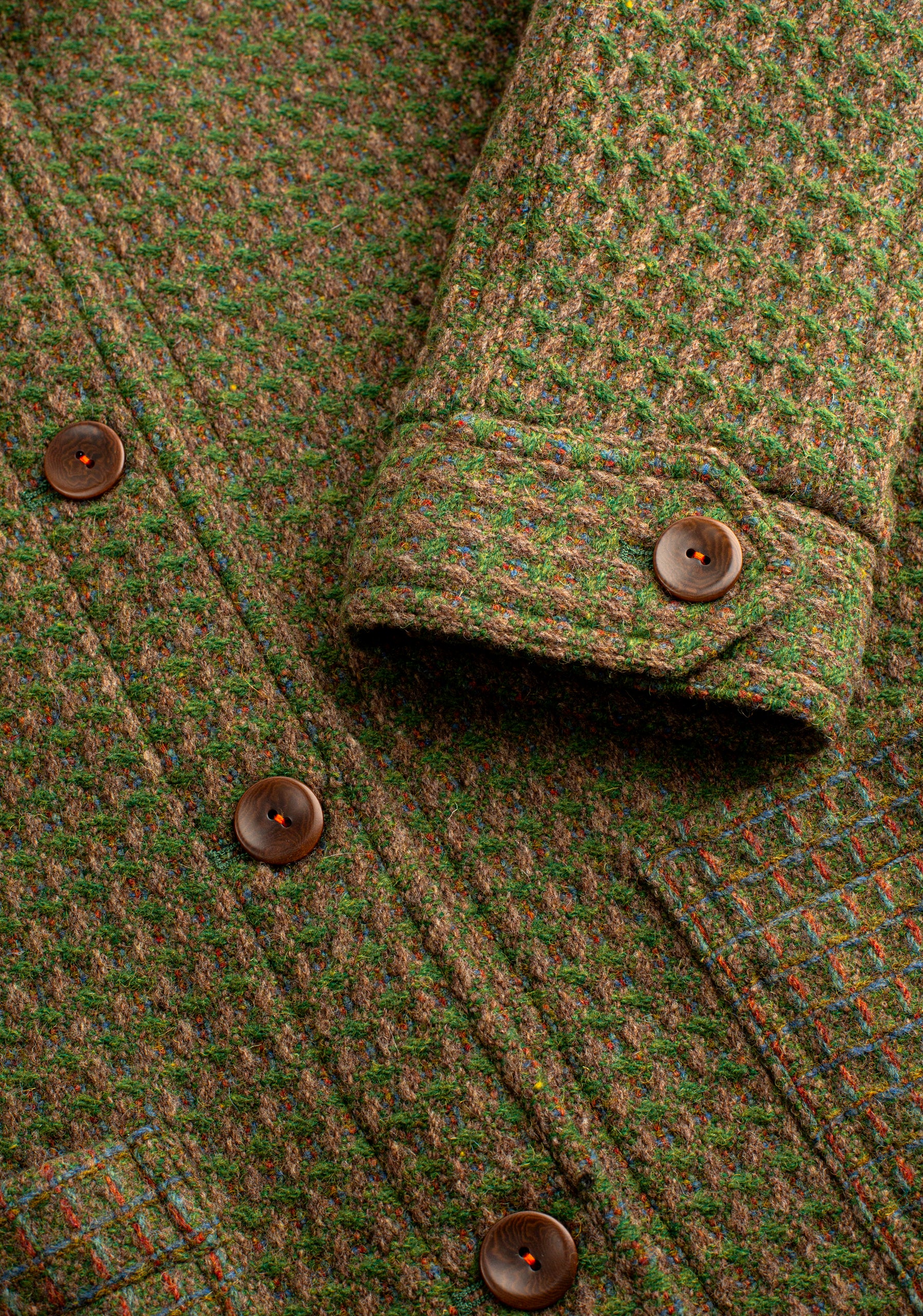 Ankara Green Plaid Jacket