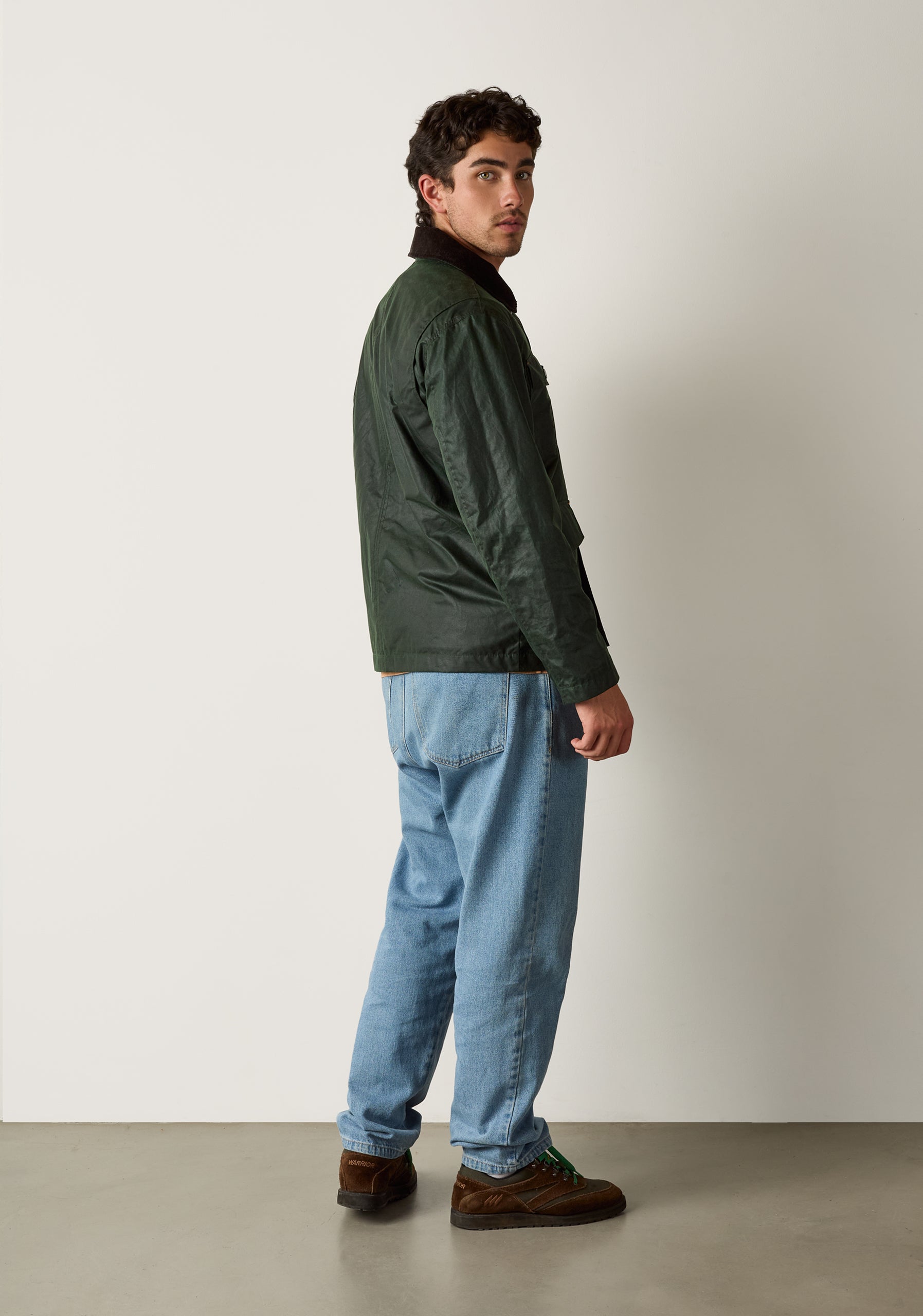Bourke Dark Green Wax Jacket