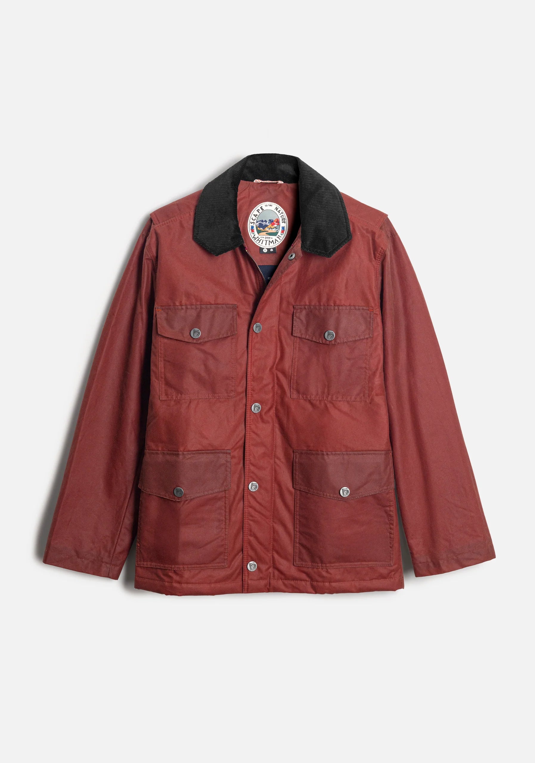 Bourke Wax Terracotta Jacket